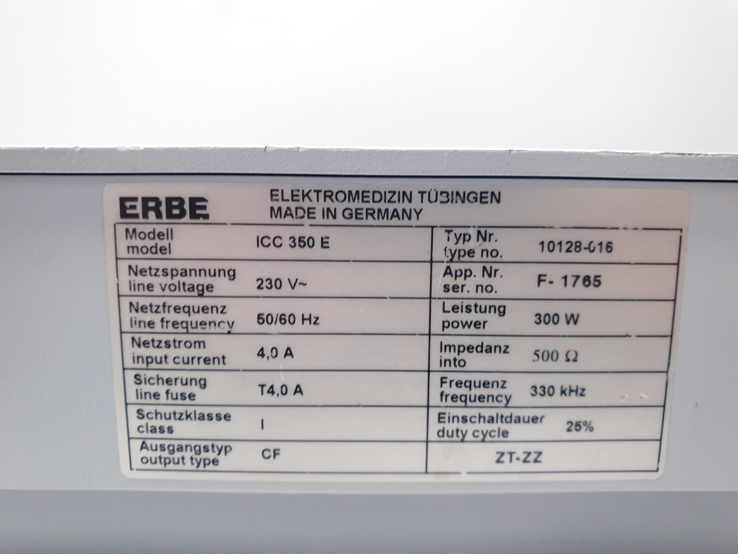 Erbe ICC 350 // ICC350 E-Serie 300 Watt Leistung thumbnail 7