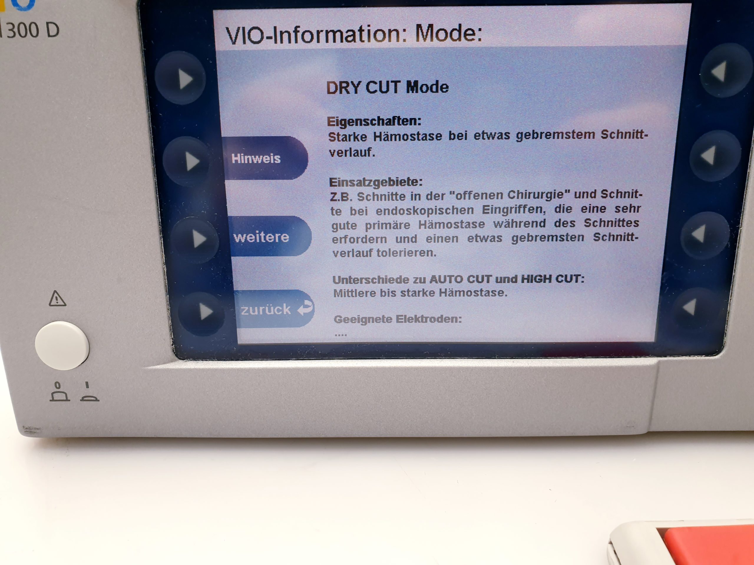 Erbe VIO300D – VIO 300 D mit Fußpedall thumbnail 6