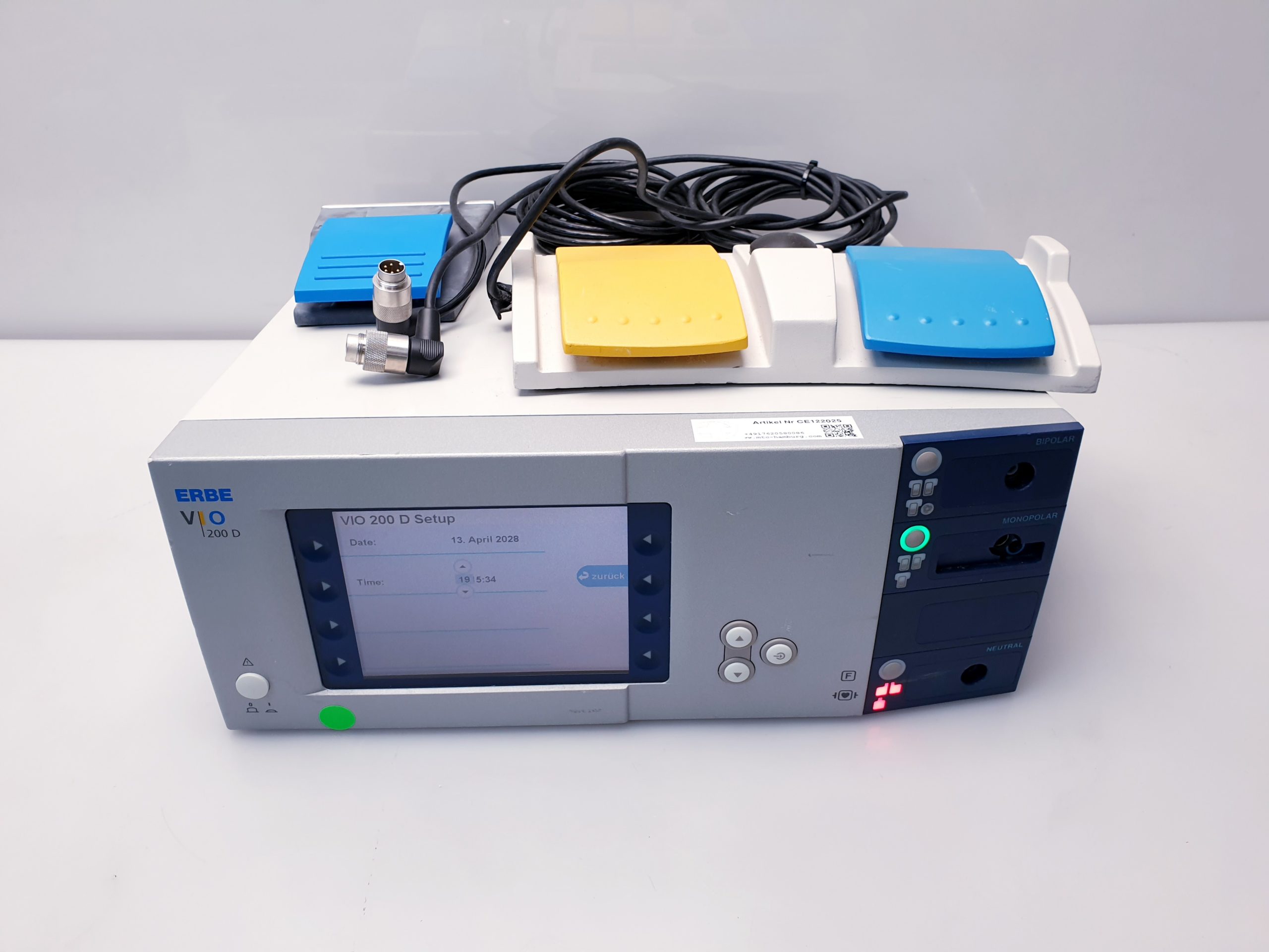 Erbe Vio 200 D Vio200D HF Gerät mit Endocut Funktion — image 1 of 19