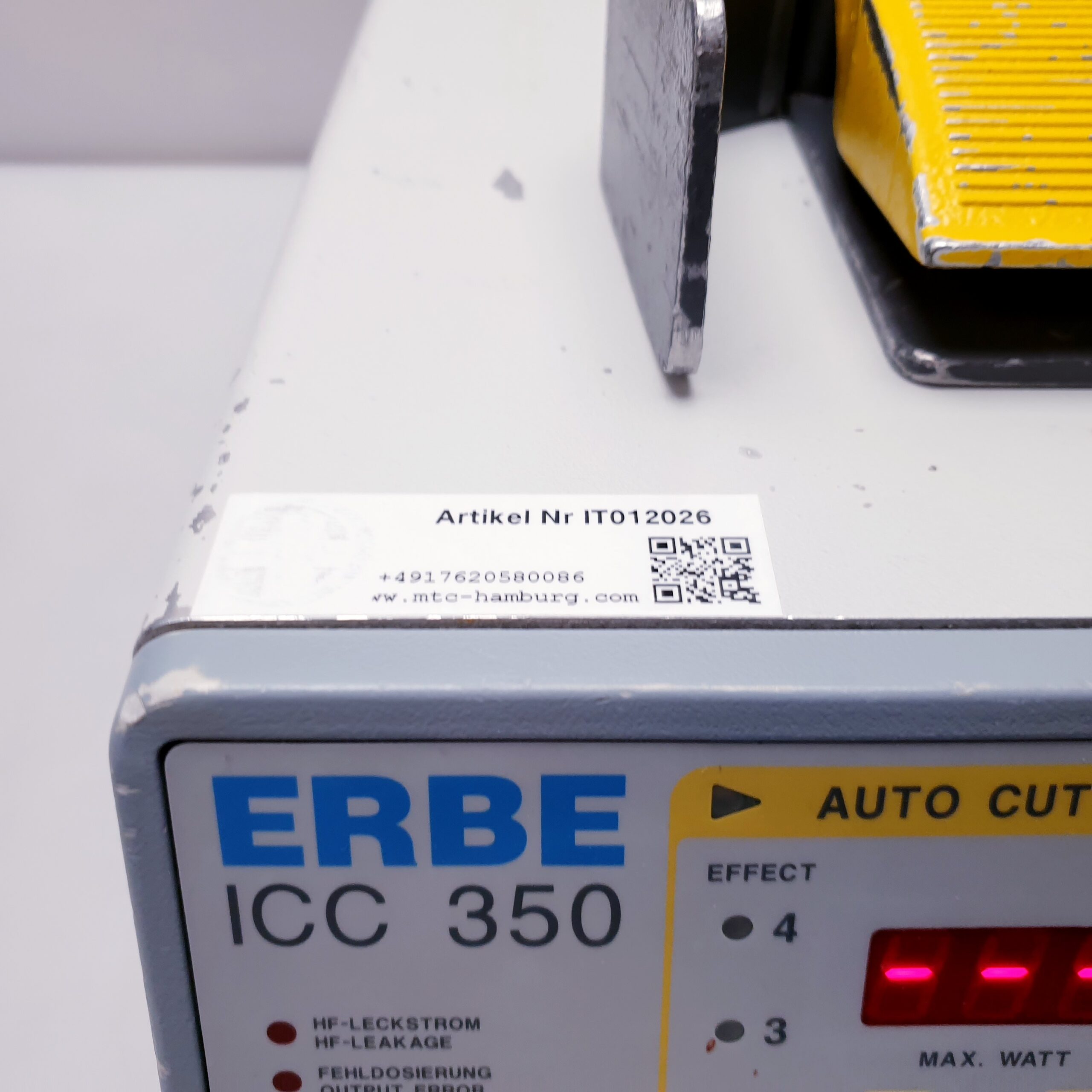 Erbe ICC 350 ICC350 HF Gerät thumbnail 12