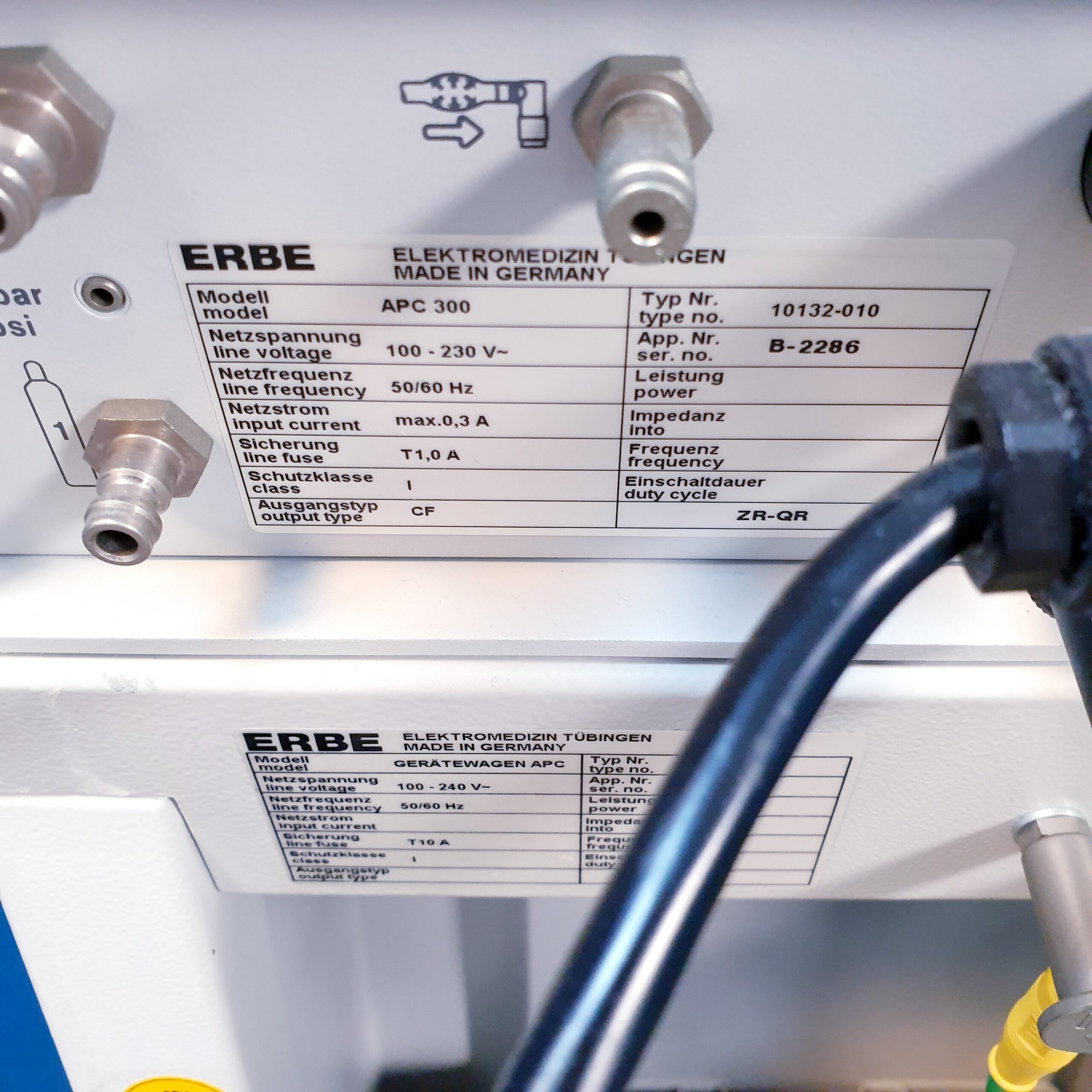 ERBE ICC 350 & APC 300 HF-Chirurgiegerät mit Argon-Beamer thumbnail 14