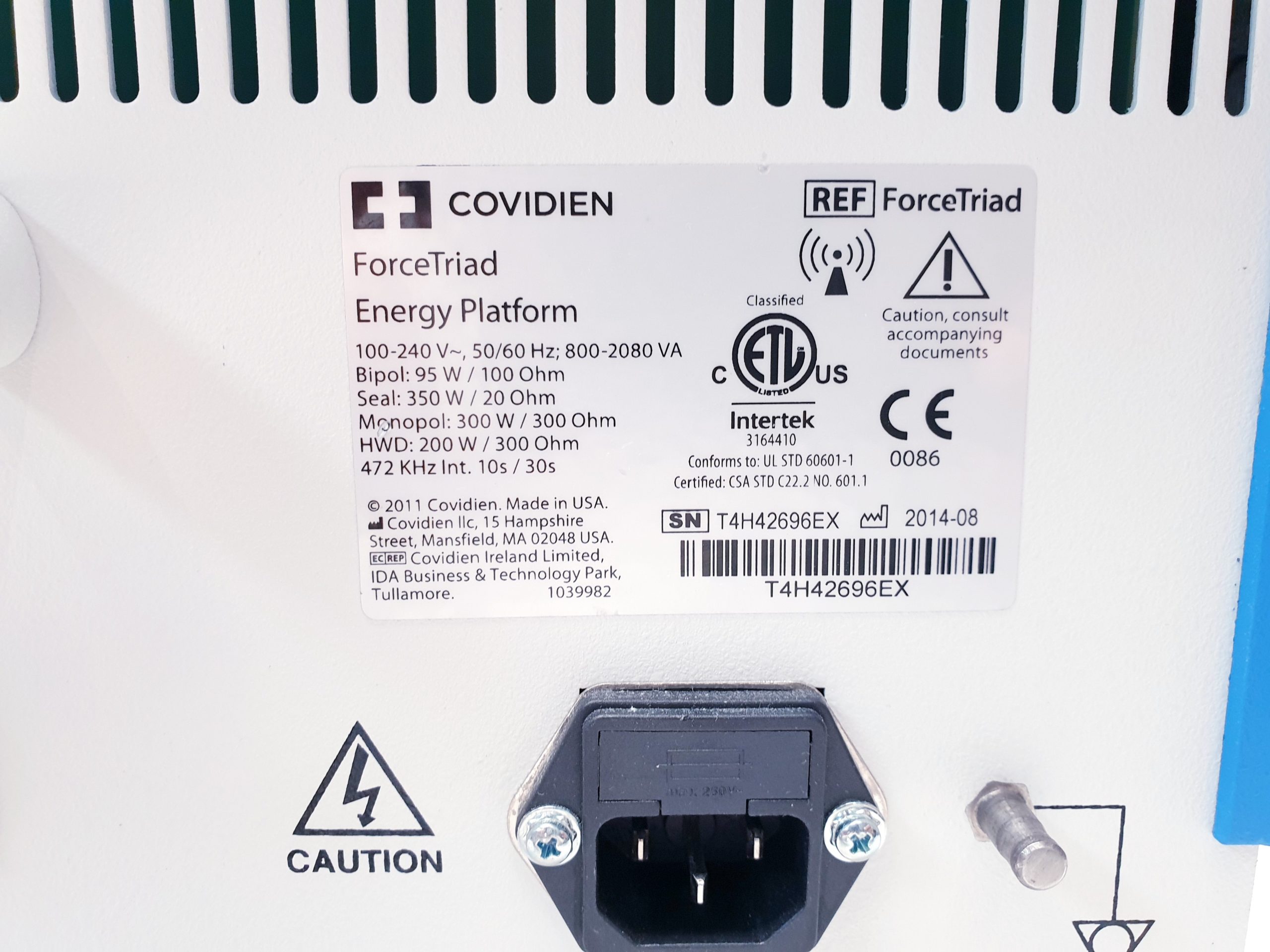 Covidien ValleyLab Force Triad HF Gerät thumbnail 7