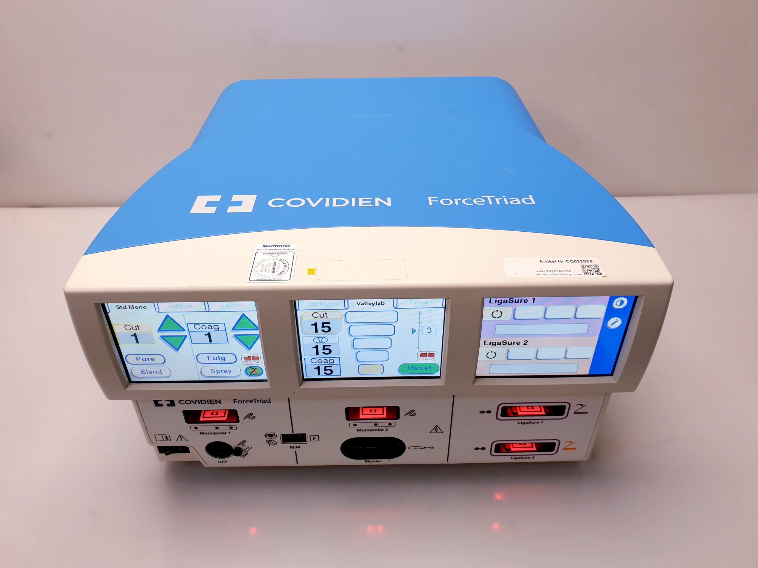 Covidien ValleyLab Force Triad HF Gerät thumbnail 14
