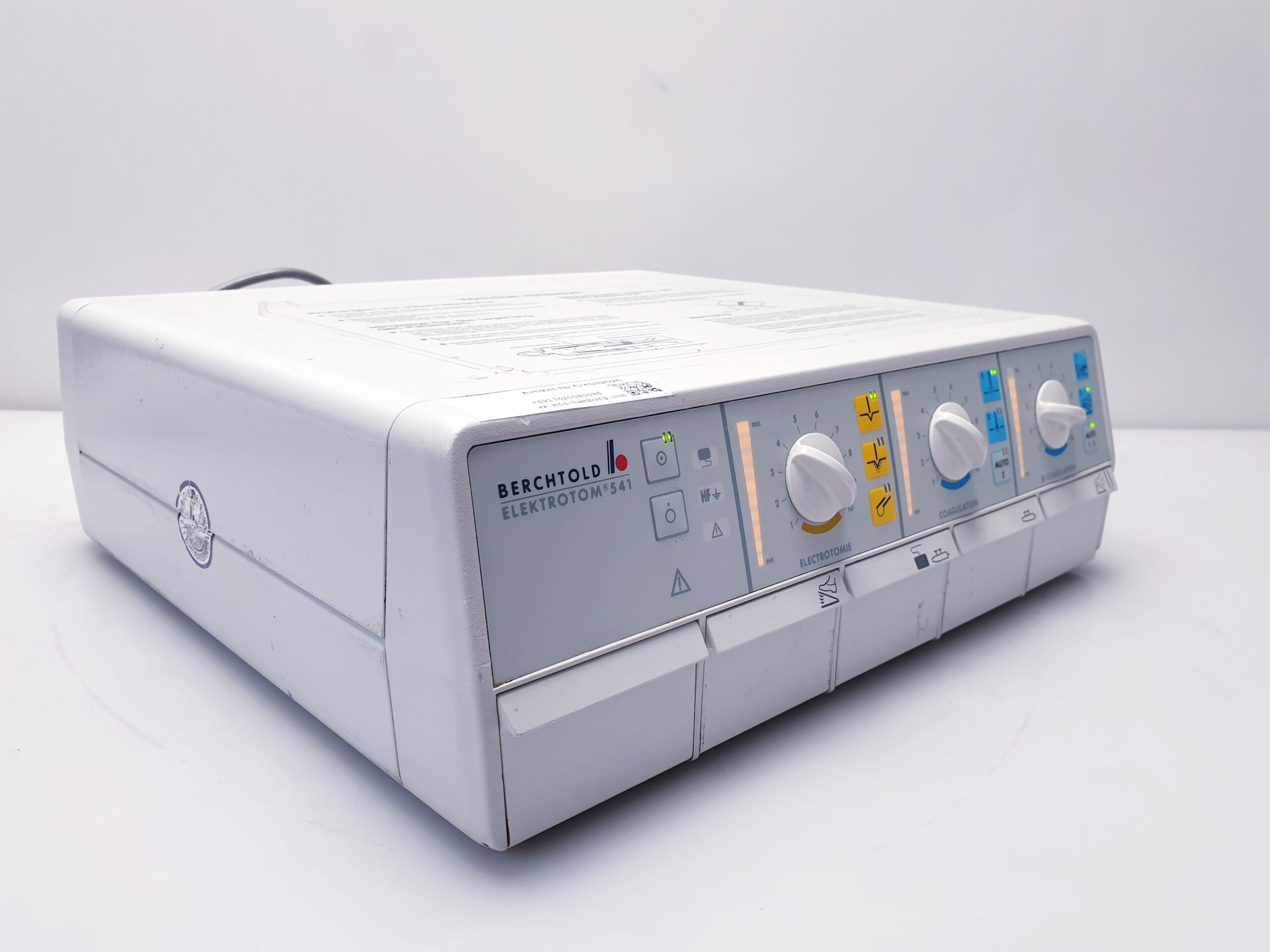 BERCHTOLD Elektrotom 541 (Version 1086) Electrosurgical Unit thumbnail 5