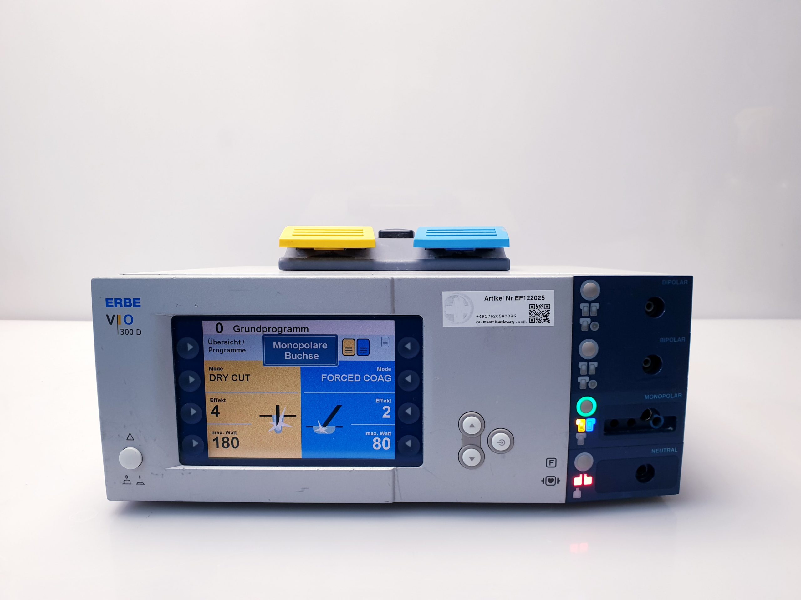 Erbe Vio300D VIO 300 D HF Gerät mit Fußschalter — image 1 of 13
