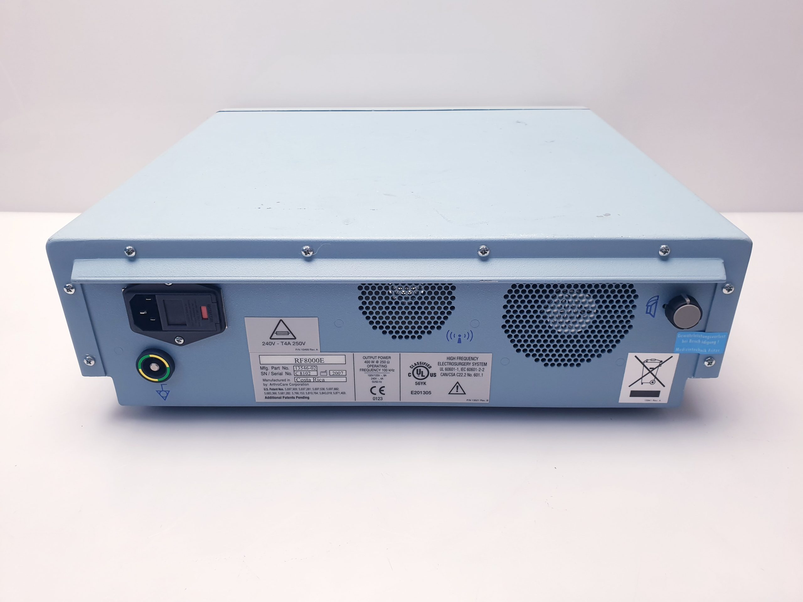 Arthocare Coblator II RF8000E Console Coblator 2 thumbnail 3
