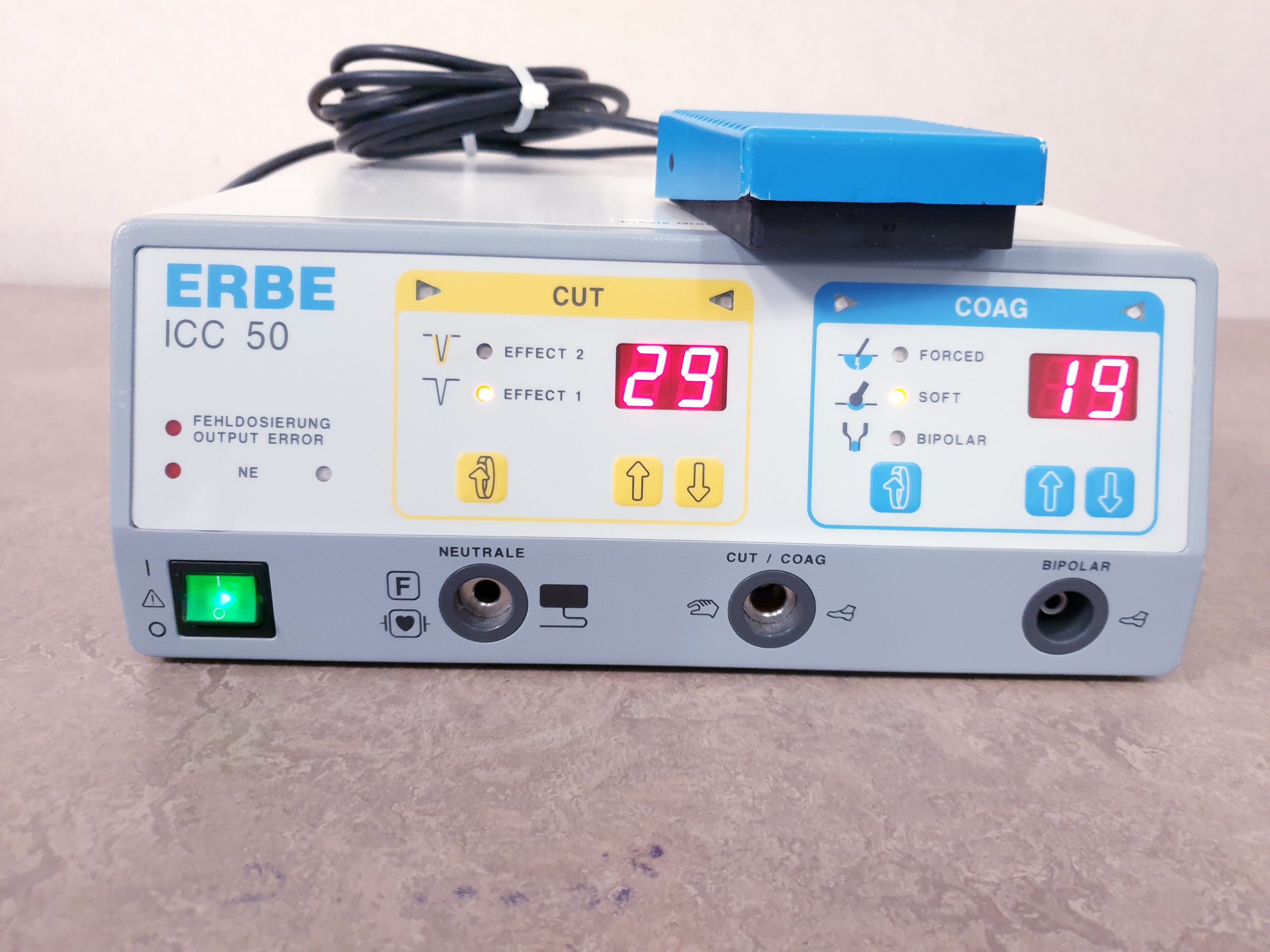 ERBE ICC 50 Electrosurgical unit – HF Gerät Chirurgiegerät — image 1 of 7