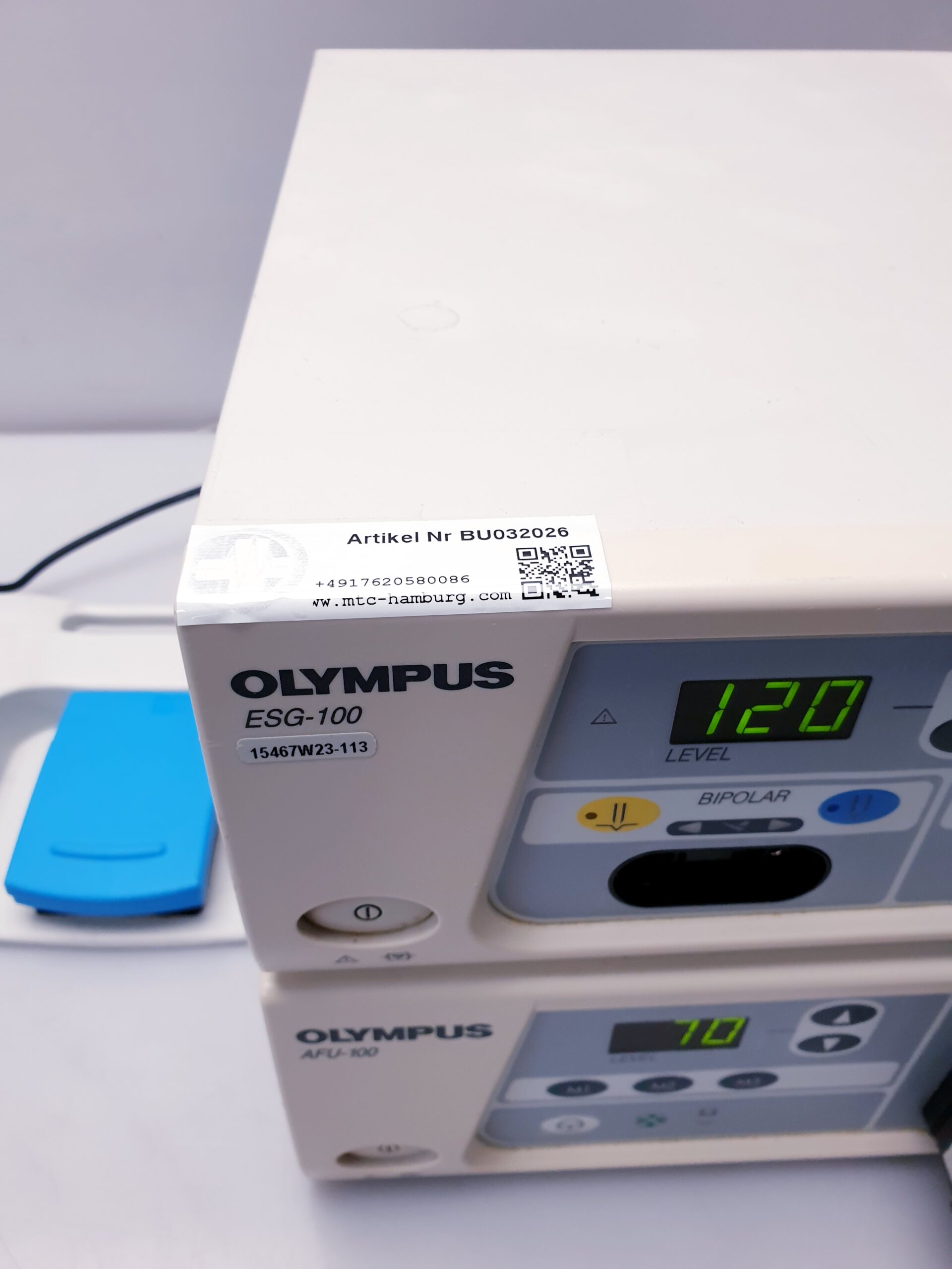 Olympus ESG-100 HF Electrosurgical Generator AFU-100 flushing Pumpe thumbnail 3
