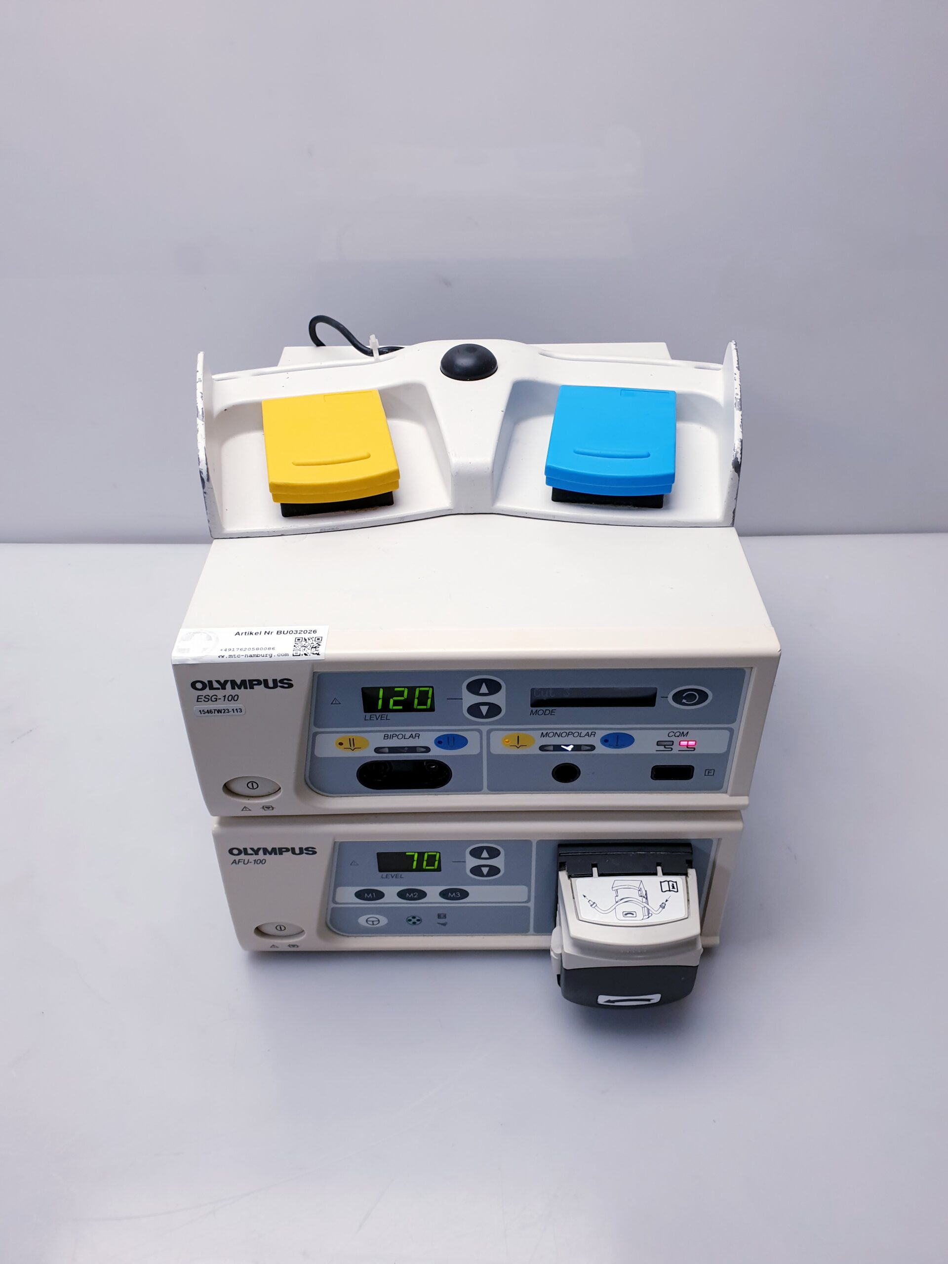 Olympus ESG-100 HF Electrosurgical Generator AFU-100 flushing Pumpe thumbnail 5