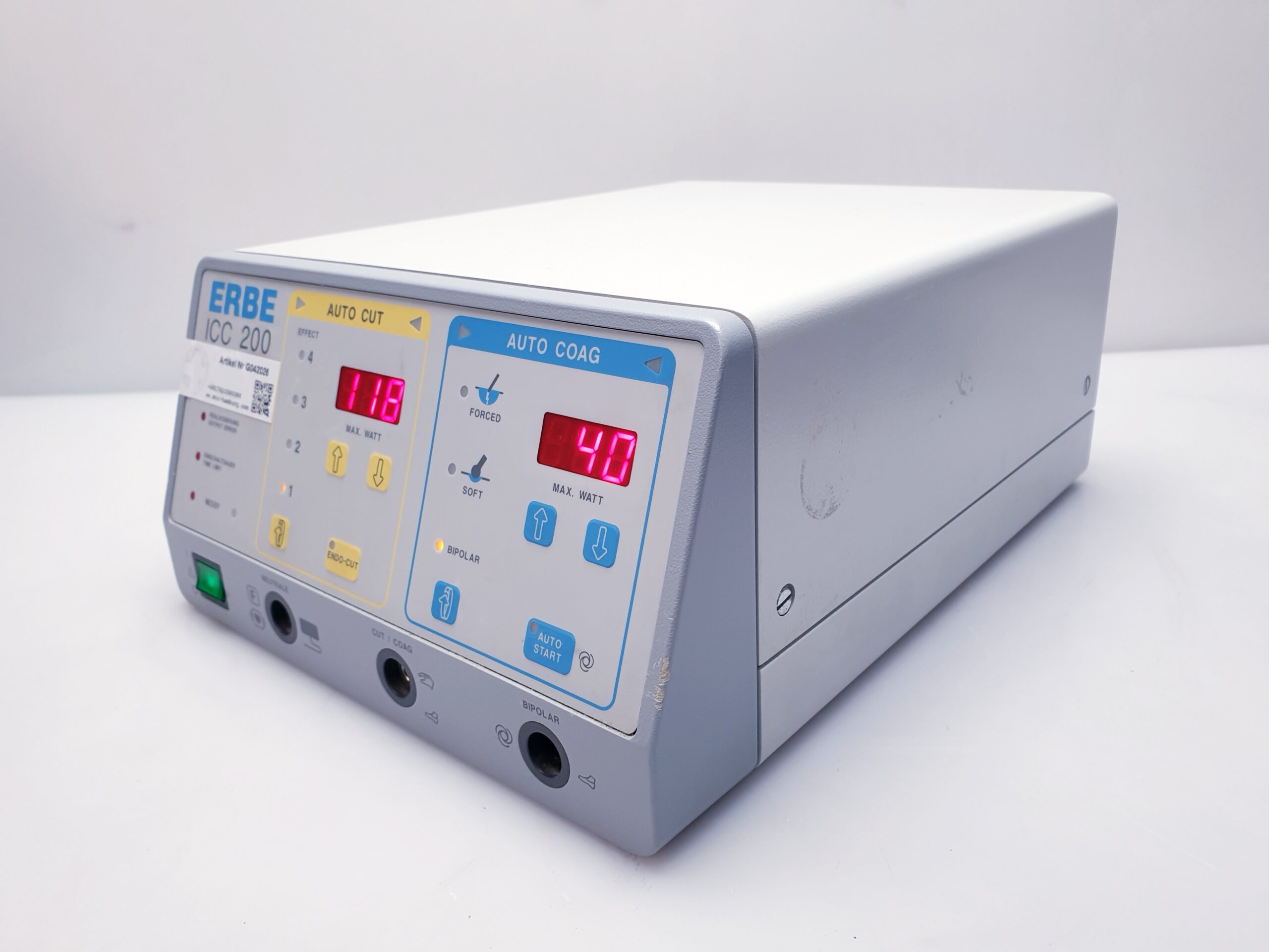 Erbe ICC 200 E // IC200 E / ICC200 ICC 200 E Erbotom HF-Gerät mit Endocut thumbnail 15