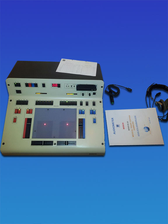 2Kanal Audiometer BOSCH KS10, Kopfhörer und Signal-Drucktaste — image 1 of 3