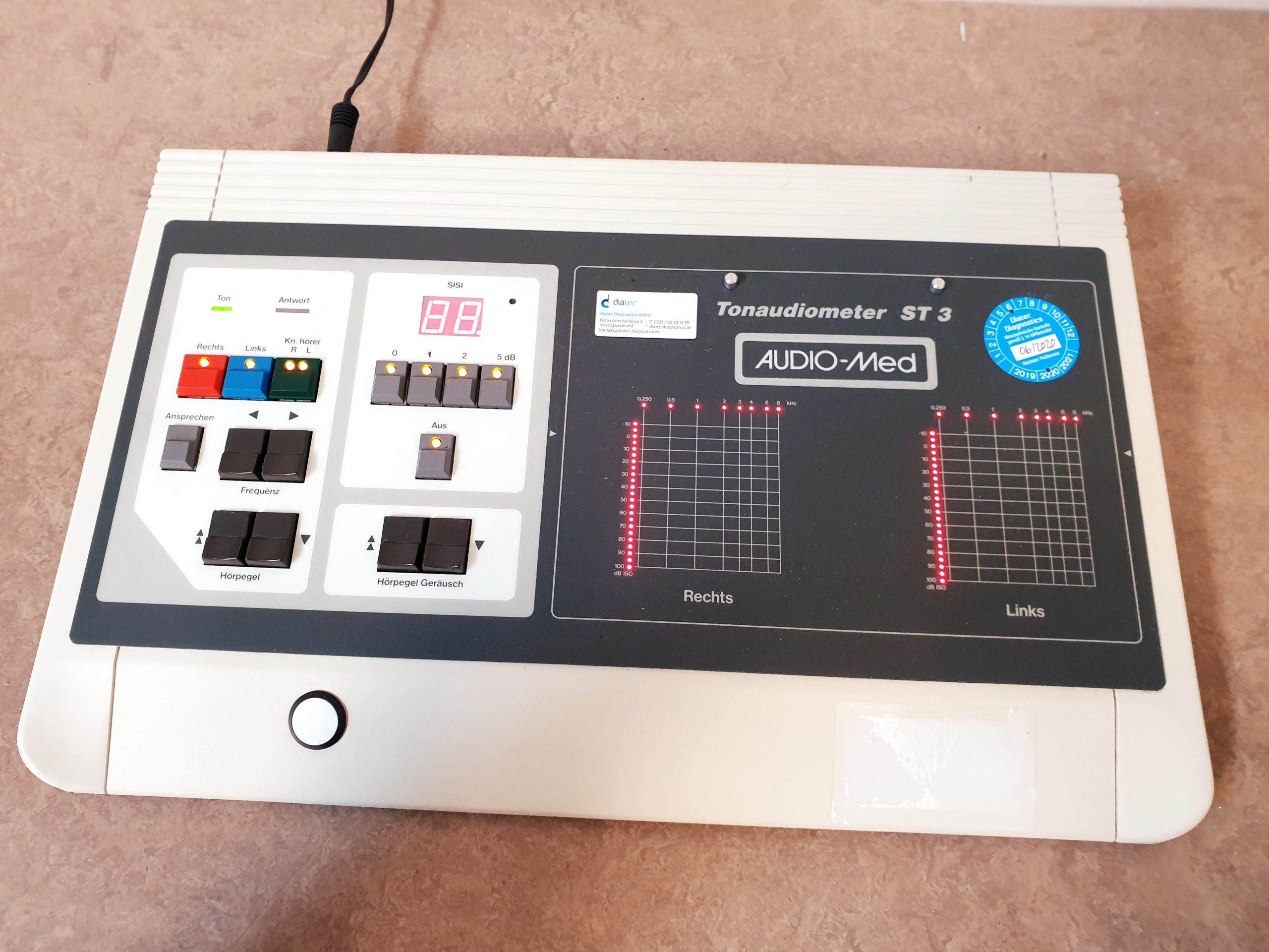Steinmeier Audio Med Tonaudiometer ST-3 // ST3 // Audiometer mit Zubehör thumbnail 5