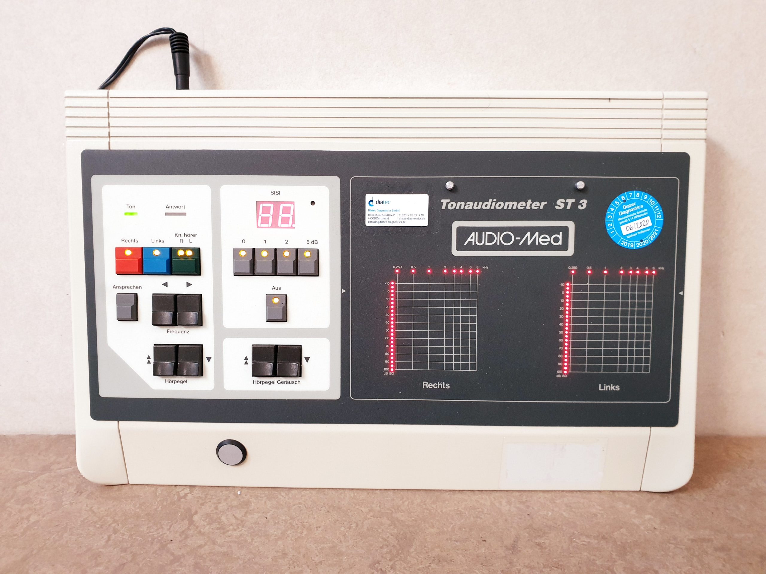 Steinmeier Audio Med Tonaudiometer ST-3 // ST3 // Audiometer mit Zubehör thumbnail 6