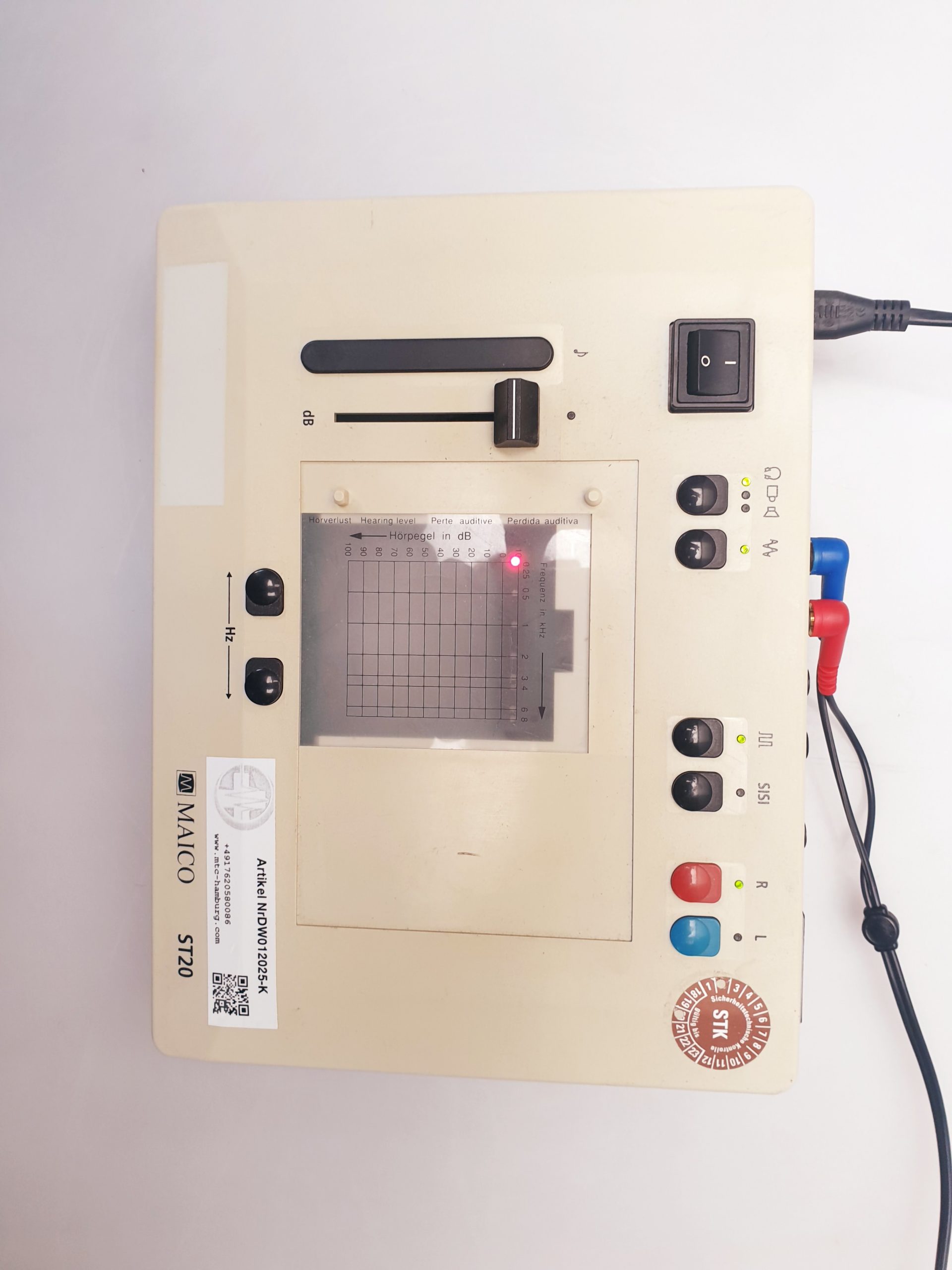 Bosch Maico ST 20 ST20 Audiometer thumbnail 3