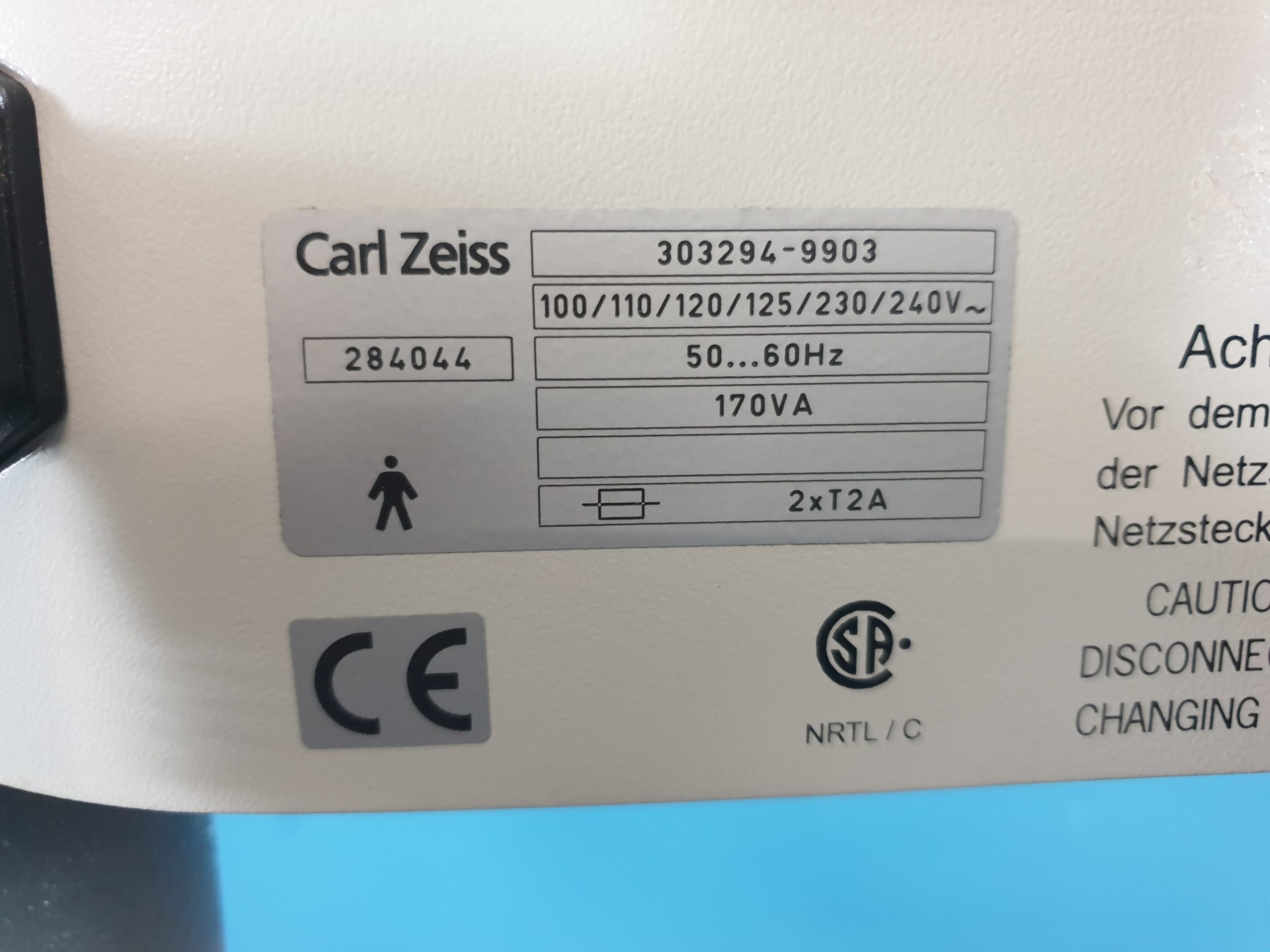 Carl Zeiss OPMI 9-FC f125 f=125 F200 Mikroskop thumbnail 5