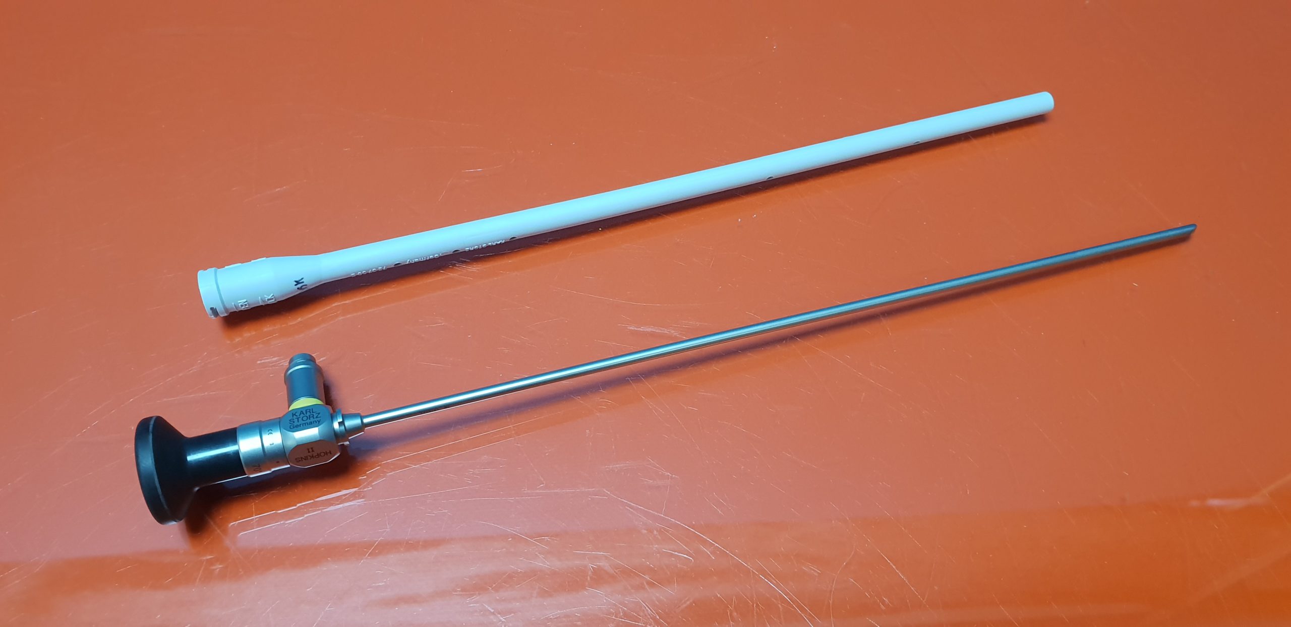 Karl-Storz 27005 CA Hopkins II Autoclavable 4mm 70 degree Cystoscope — image 1 of 3