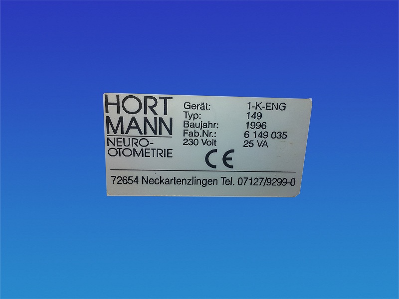 Hortmann ENG Elektro-Nystagnograph 1 Kanal Typ 149 / 1-K-ENG thumbnail 3