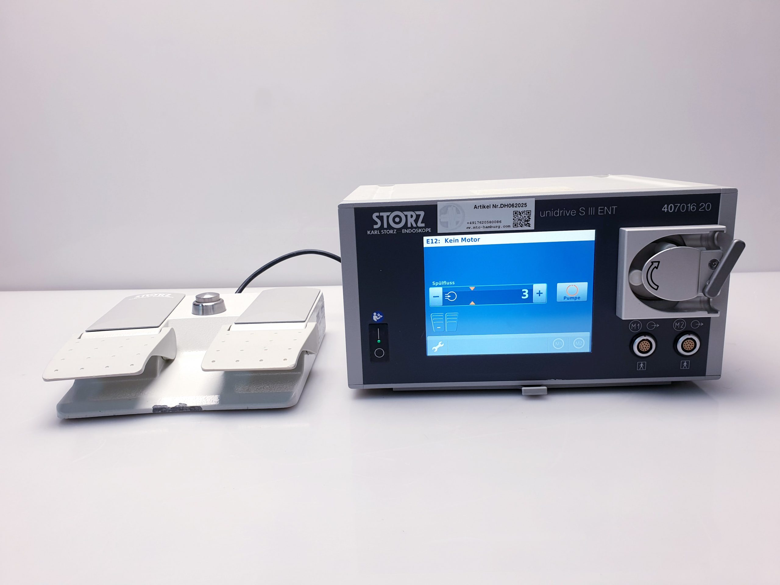 KARL STORZ 407016 20 – 40701620 unidrive S III ENT — image 1 of 10