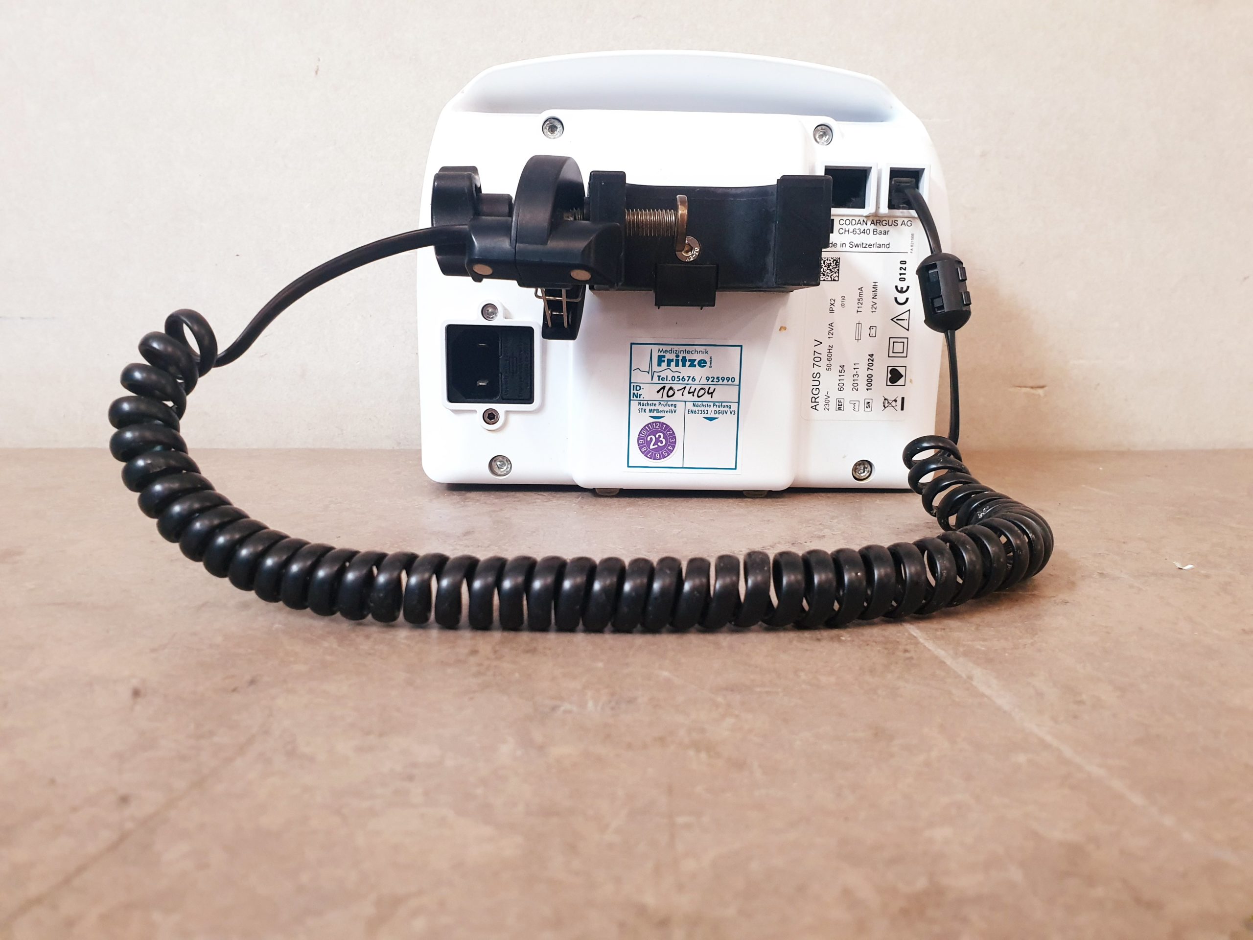 Codan Schweiz Switserland Argus 707 Volumetric Infusion Pump thumbnail 7