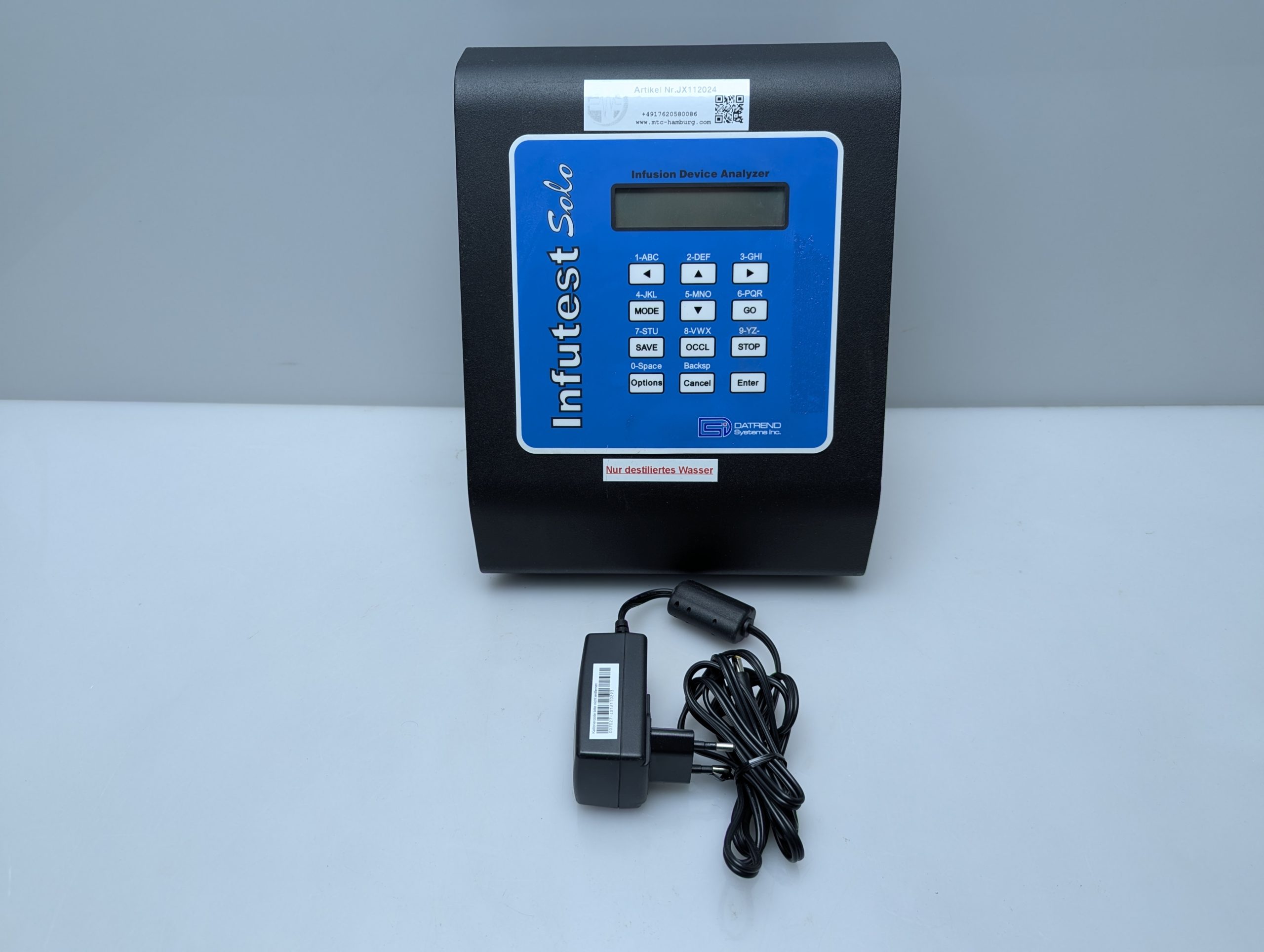 DATREND Infutest Solo – Einkanal Infusionspumpe- Tester — image 1 of 9