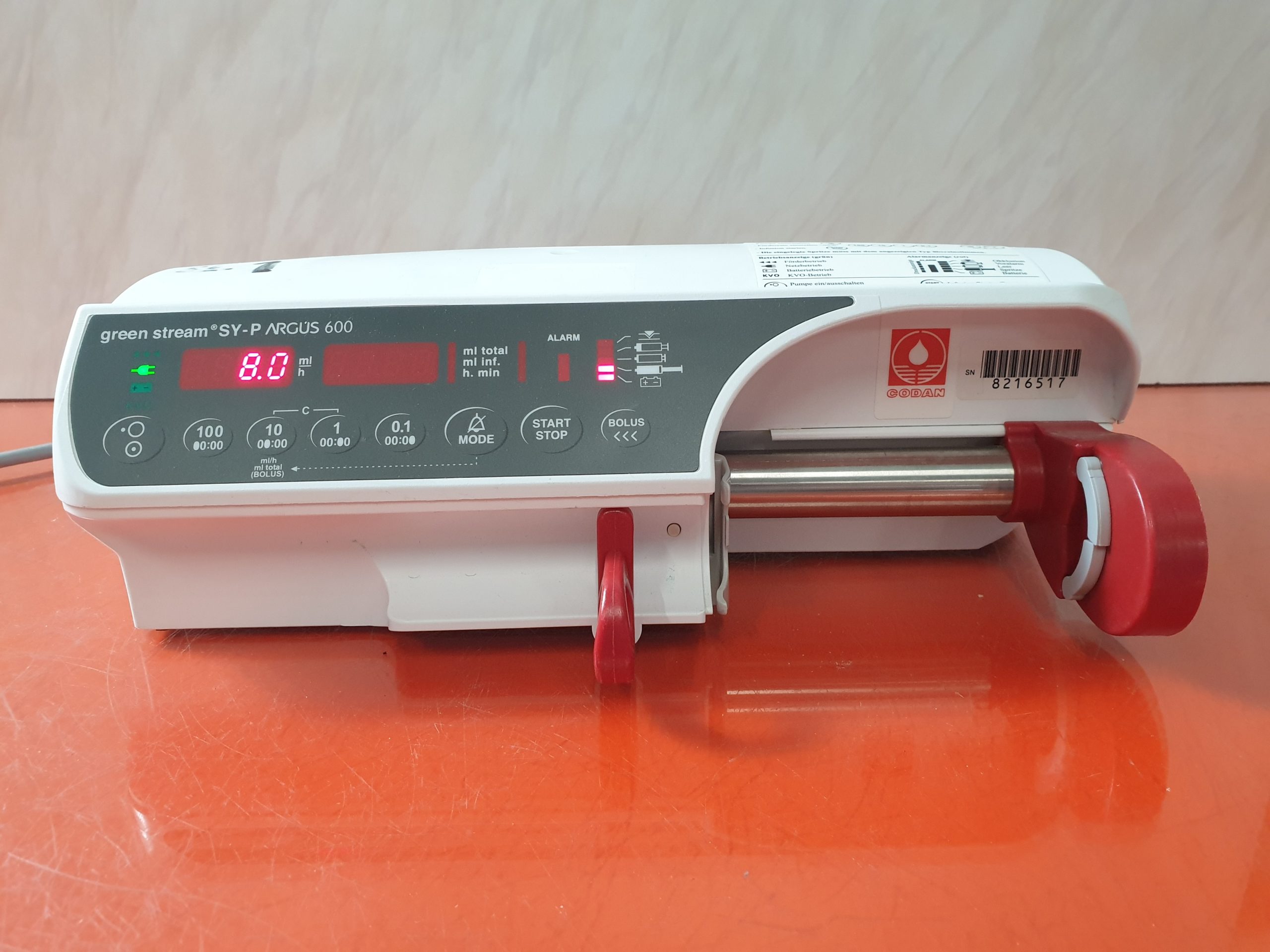 ARGUS Green stream SY-P 600 Pump IV Infusion thumbnail 2
