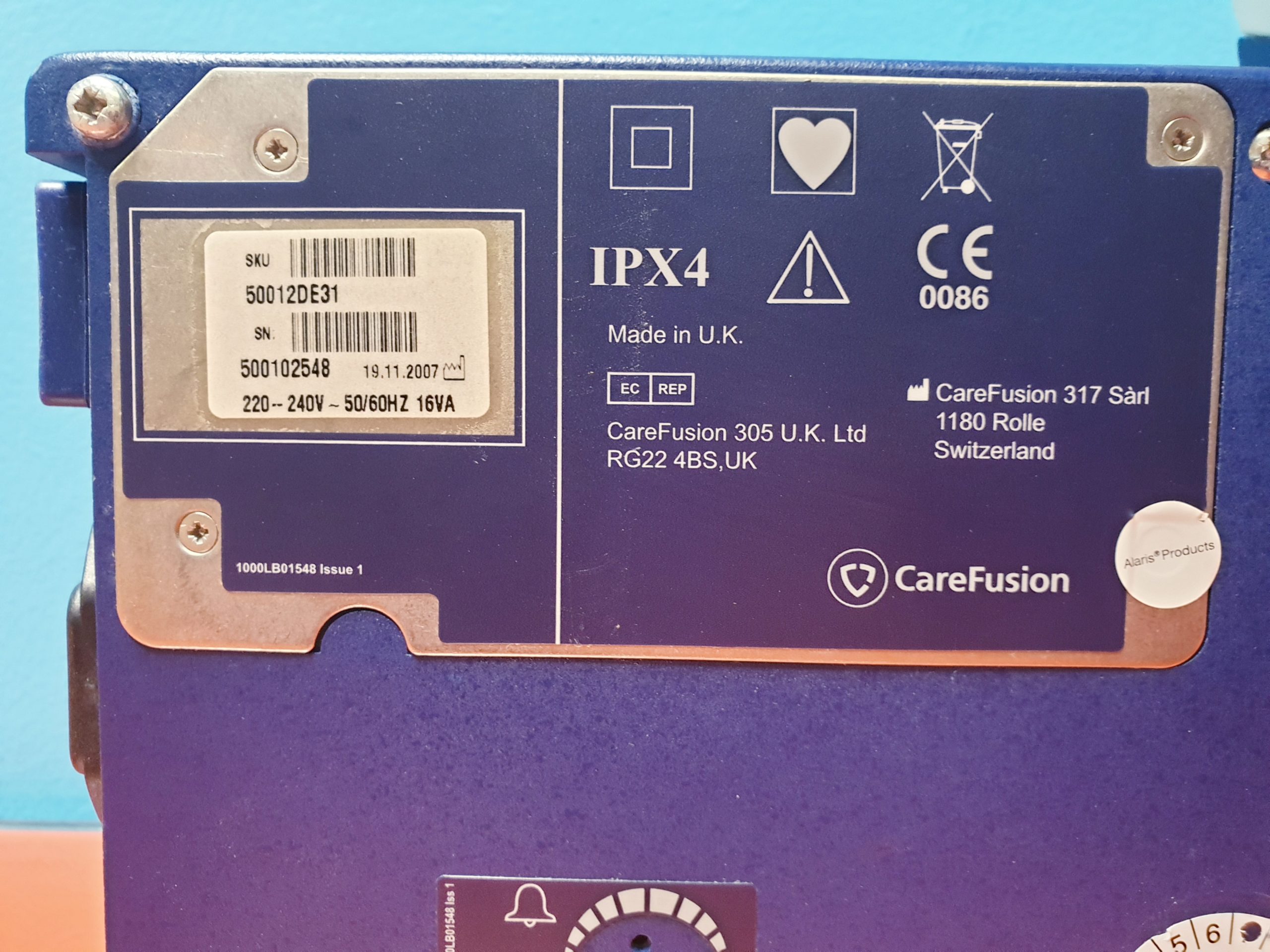 IVAC Alaris P2000 Syringe Pump thumbnail 3