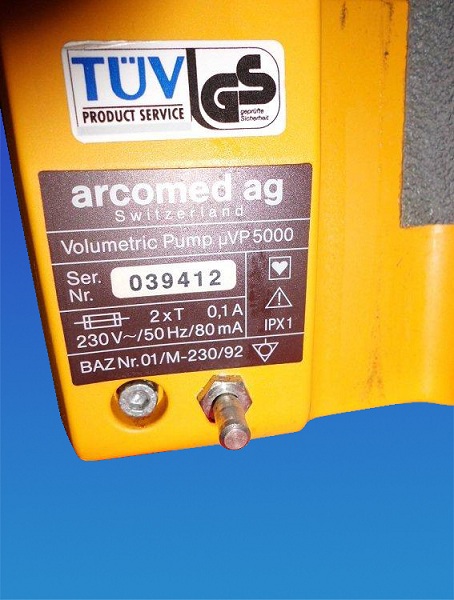 Fresenius Volumed VP 5000 Infusionspumpe thumbnail 2