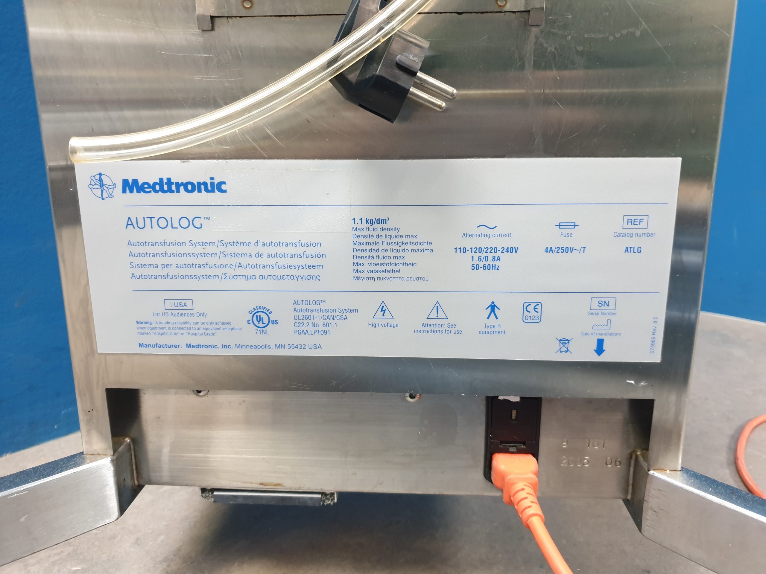Medtronic Autolog Autotransfusion System thumbnail 8