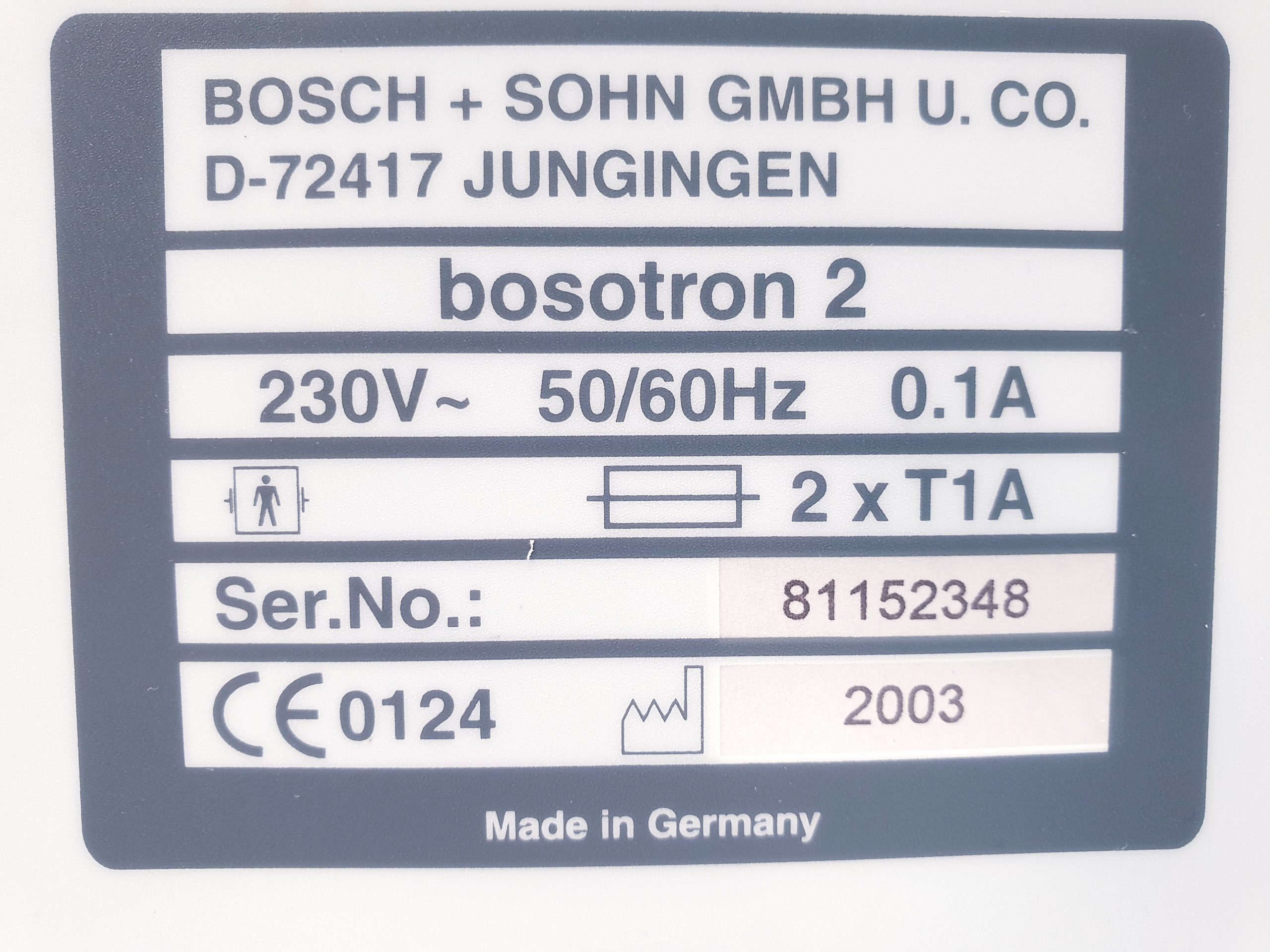 Boso Bosotron2 Bosch +Sohn vollautomatisches Blutdruckmessgerät thumbnail 9