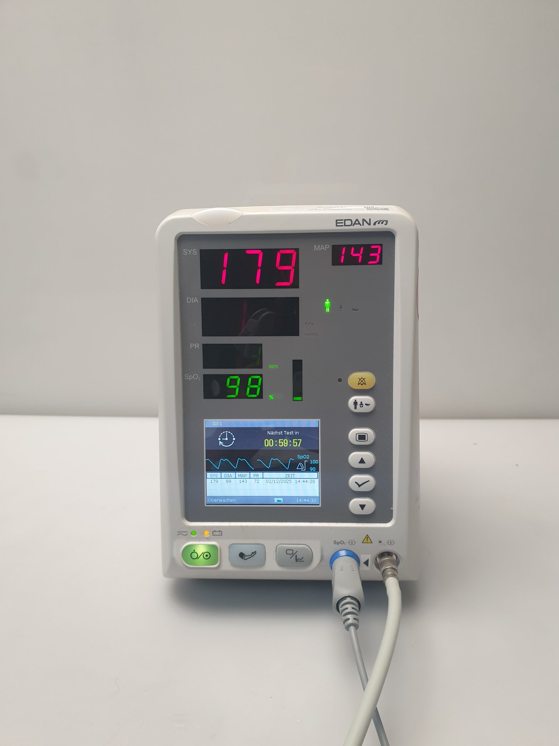 EDAN M3A Vital Signs Monitor NiBp + SpO2 thumbnail 2