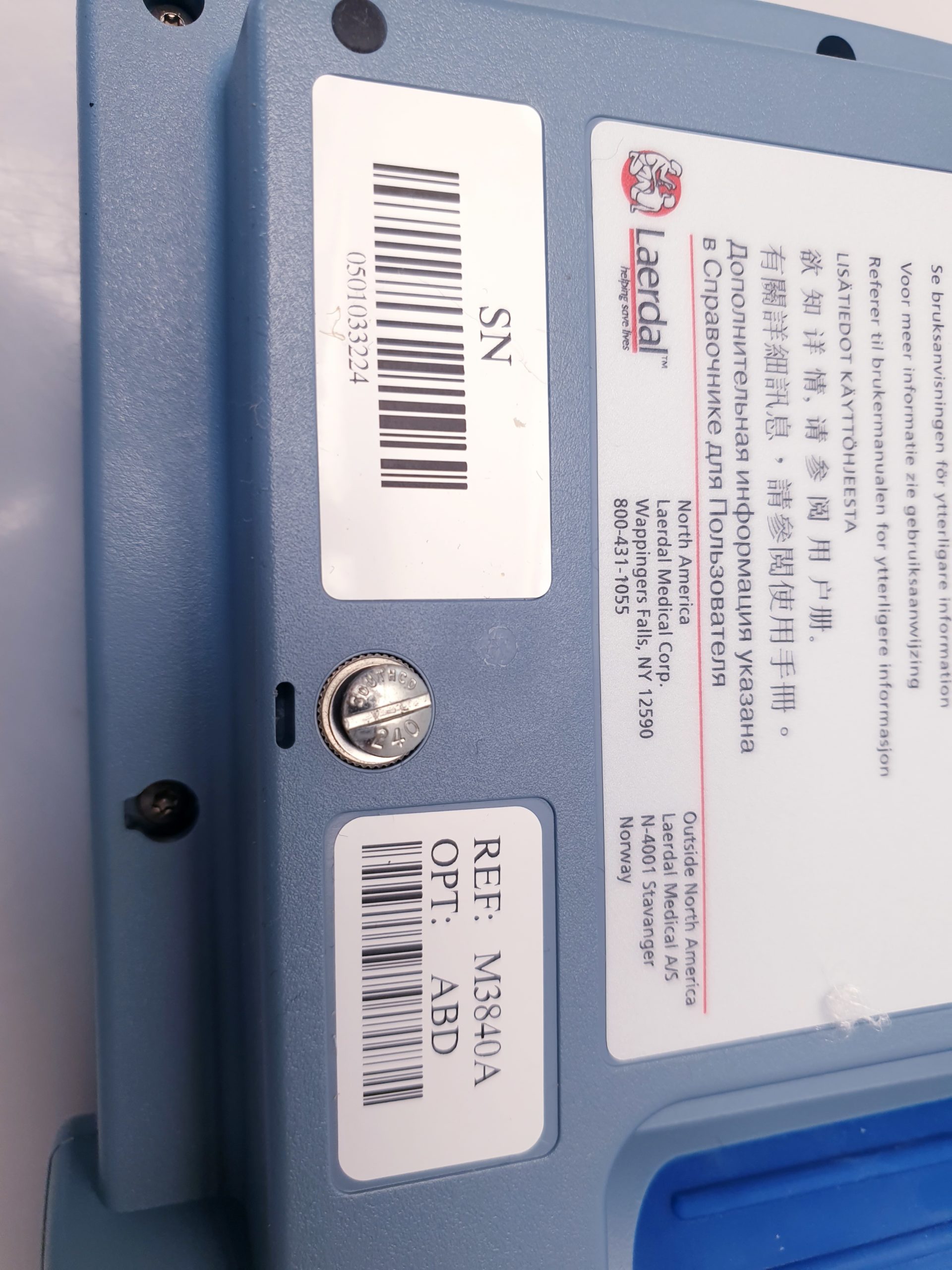 Laerdal heartstart fr2 semi automatic Defibrillator mit Batterie thumbnail 7