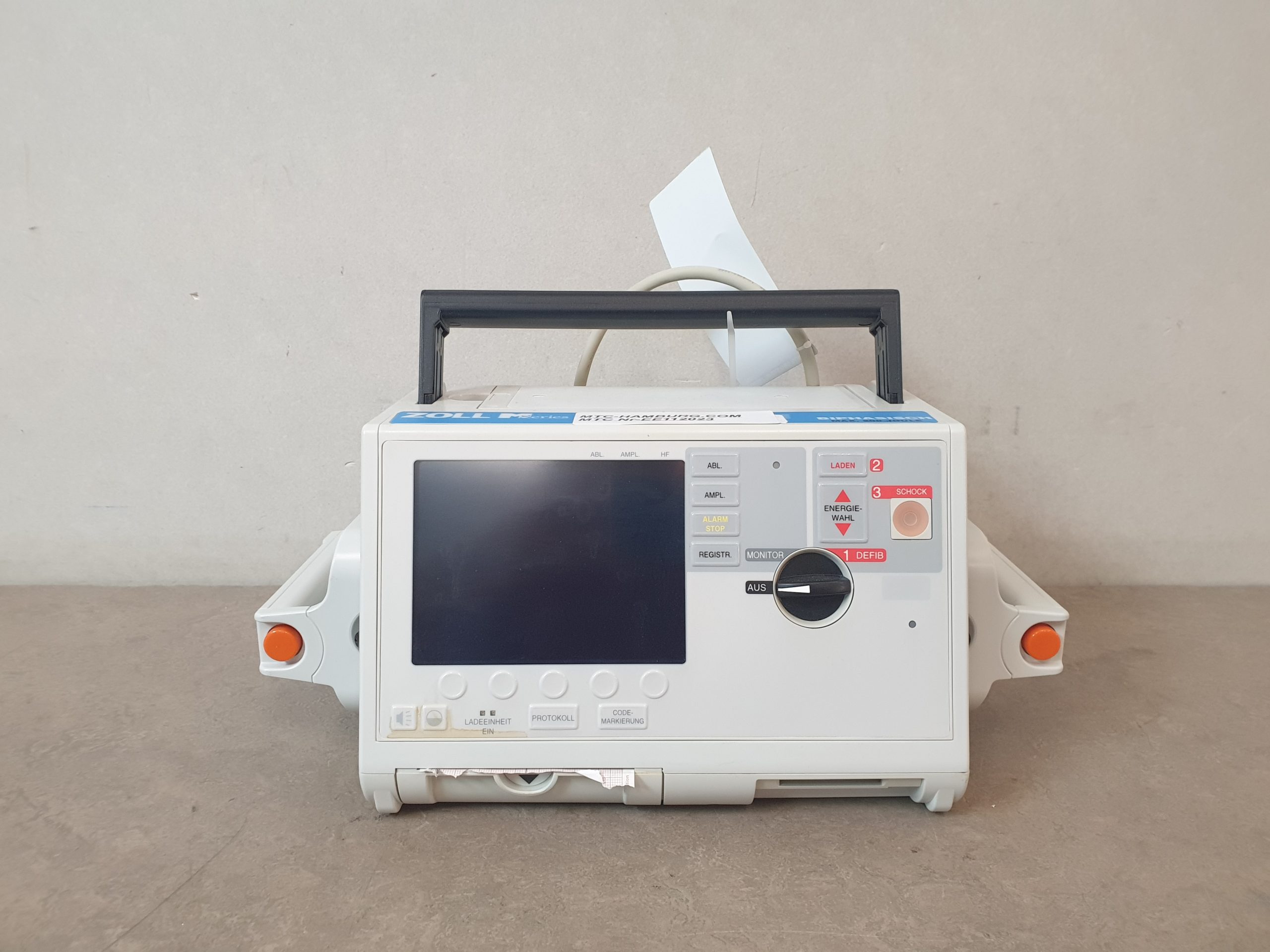 ZOLL M-Series biphasischer Defibrillator, inkl. Pacemaker, EKG, Drucker, Analyse, Akku thumbnail 2