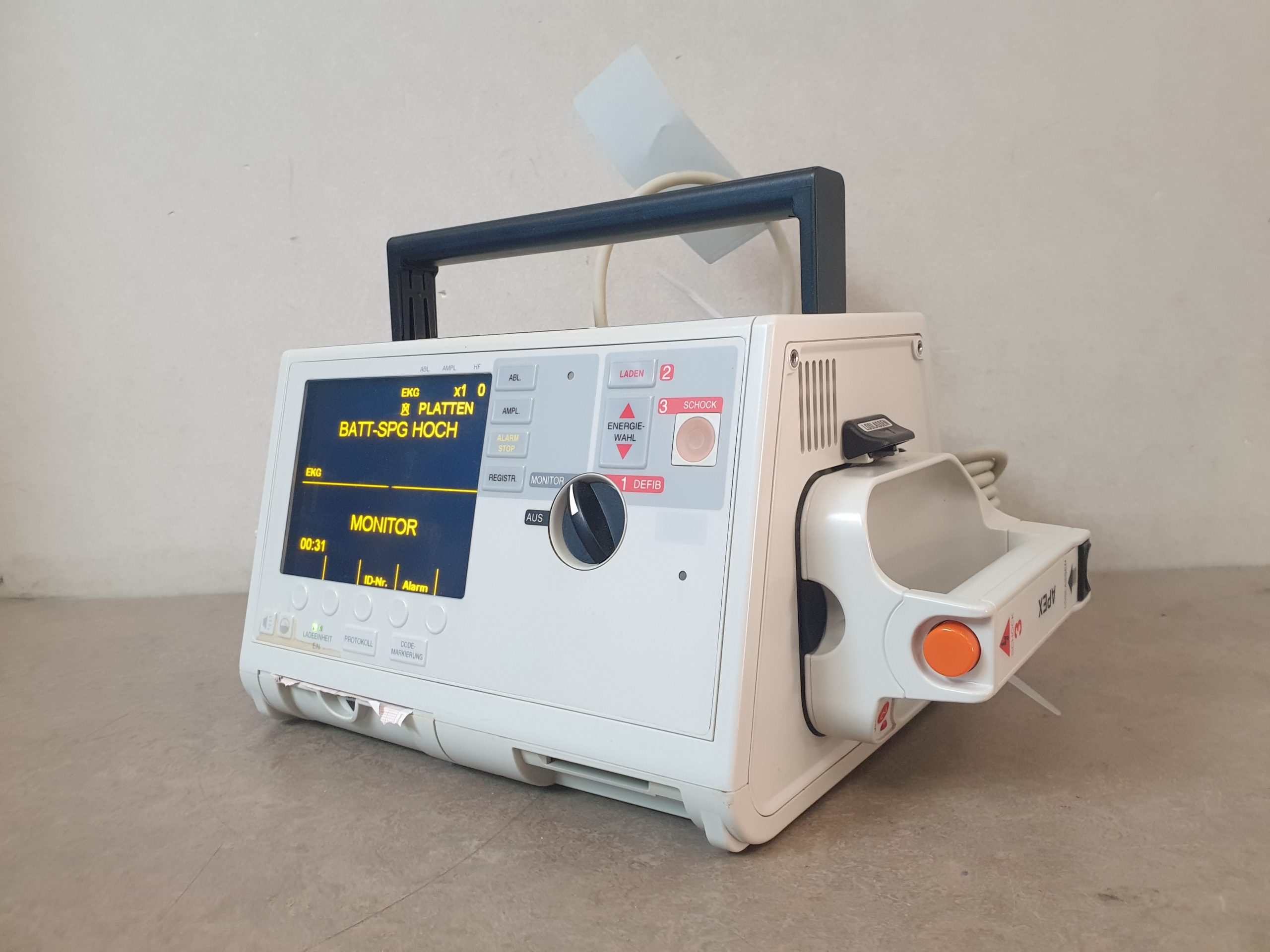 ZOLL M-Series biphasischer Defibrillator, inkl. Pacemaker, EKG, Drucker, Analyse, Akku thumbnail 4