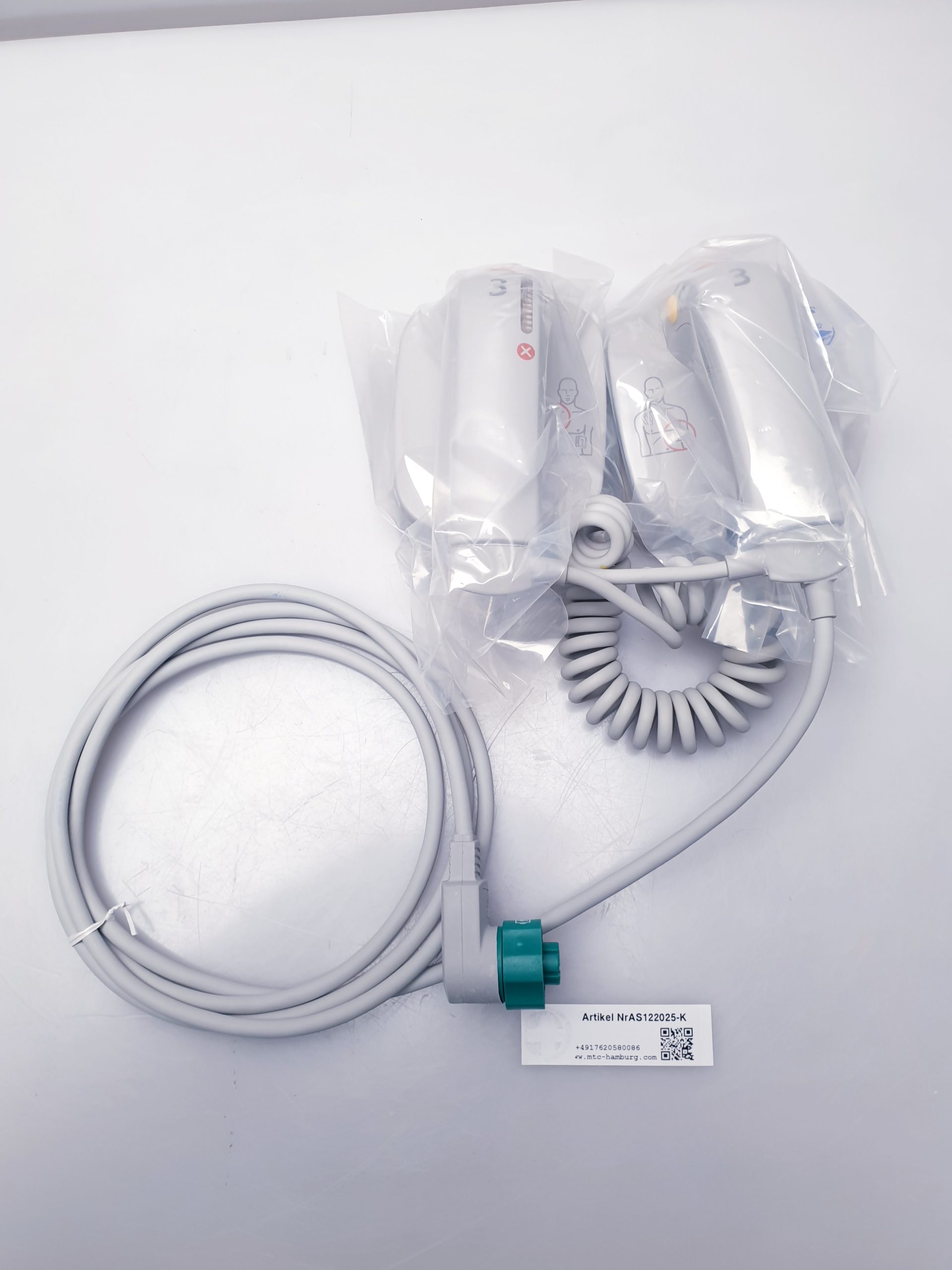 Philips M3543A externe Defibrillator Paddel (Paar) thumbnail 4