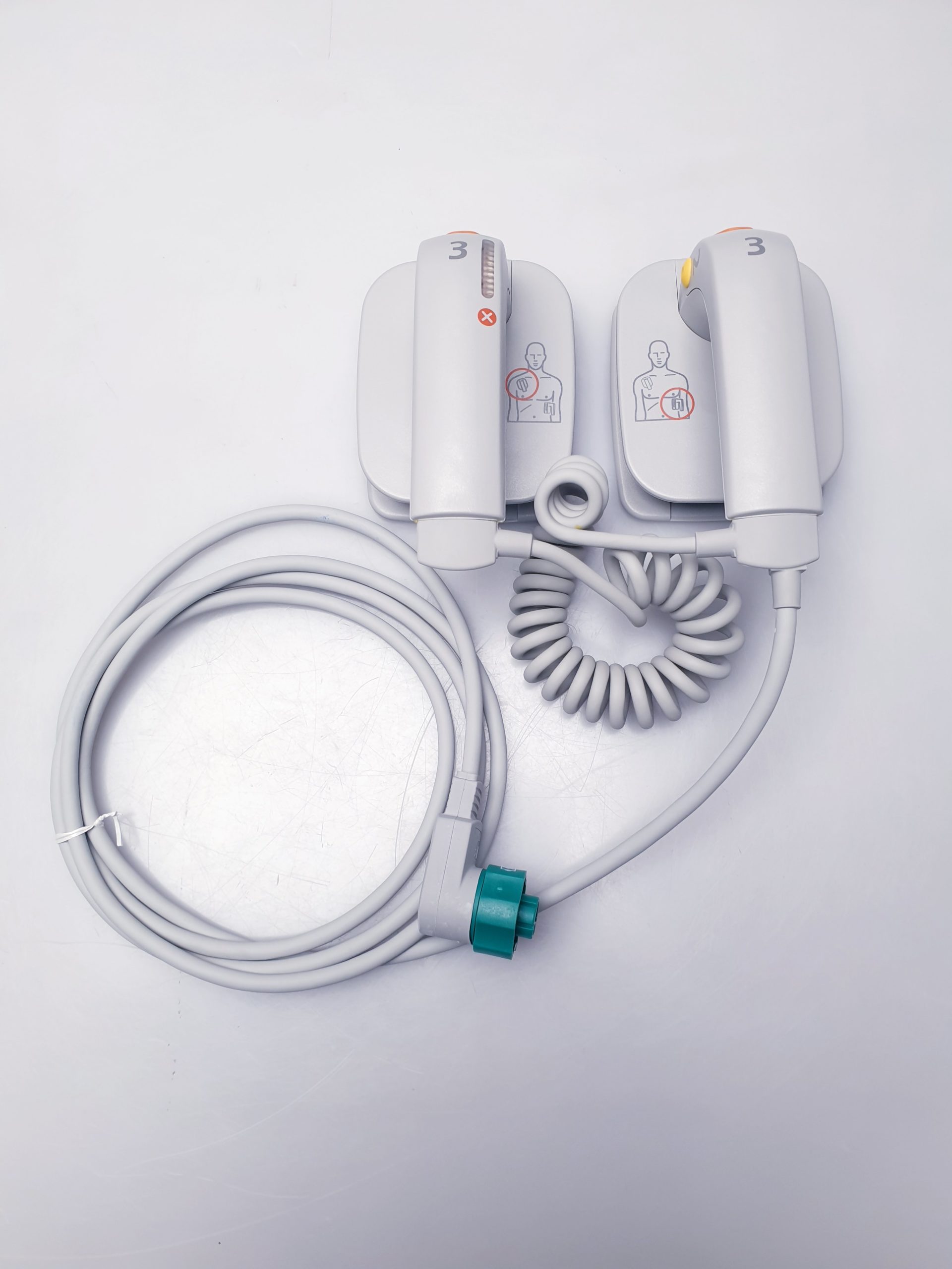 Philips M3543A externe Defibrillator Paddel (Paar) thumbnail 5