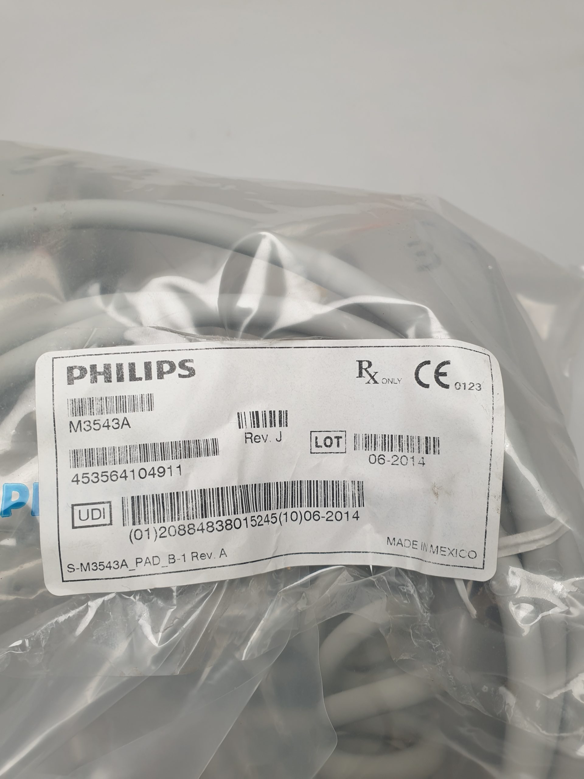 Philips M3543A externe Defibrillator Paddel (Paar) thumbnail 13