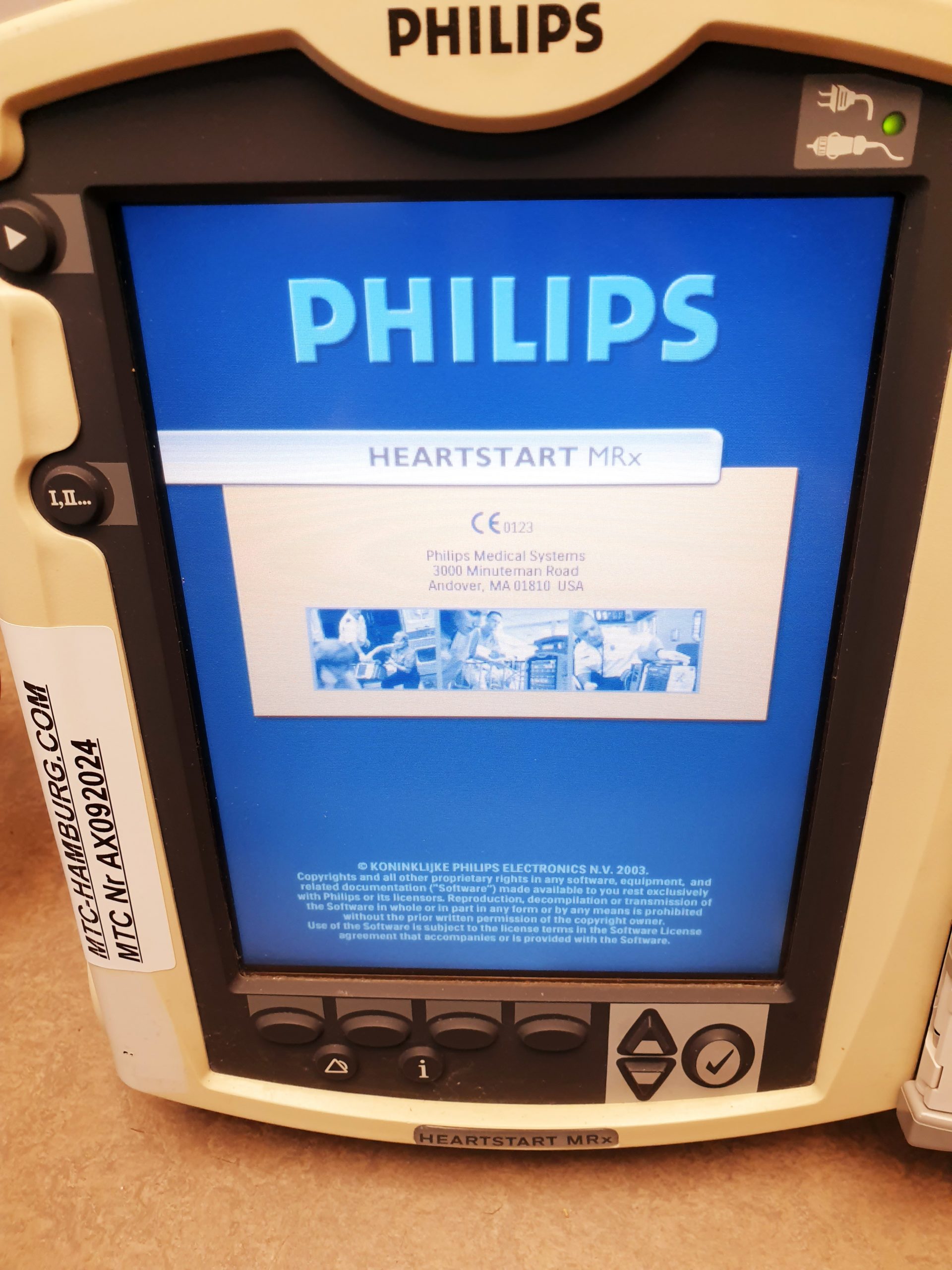 Philips Heartstart MRx Defibrillator thumbnail 4