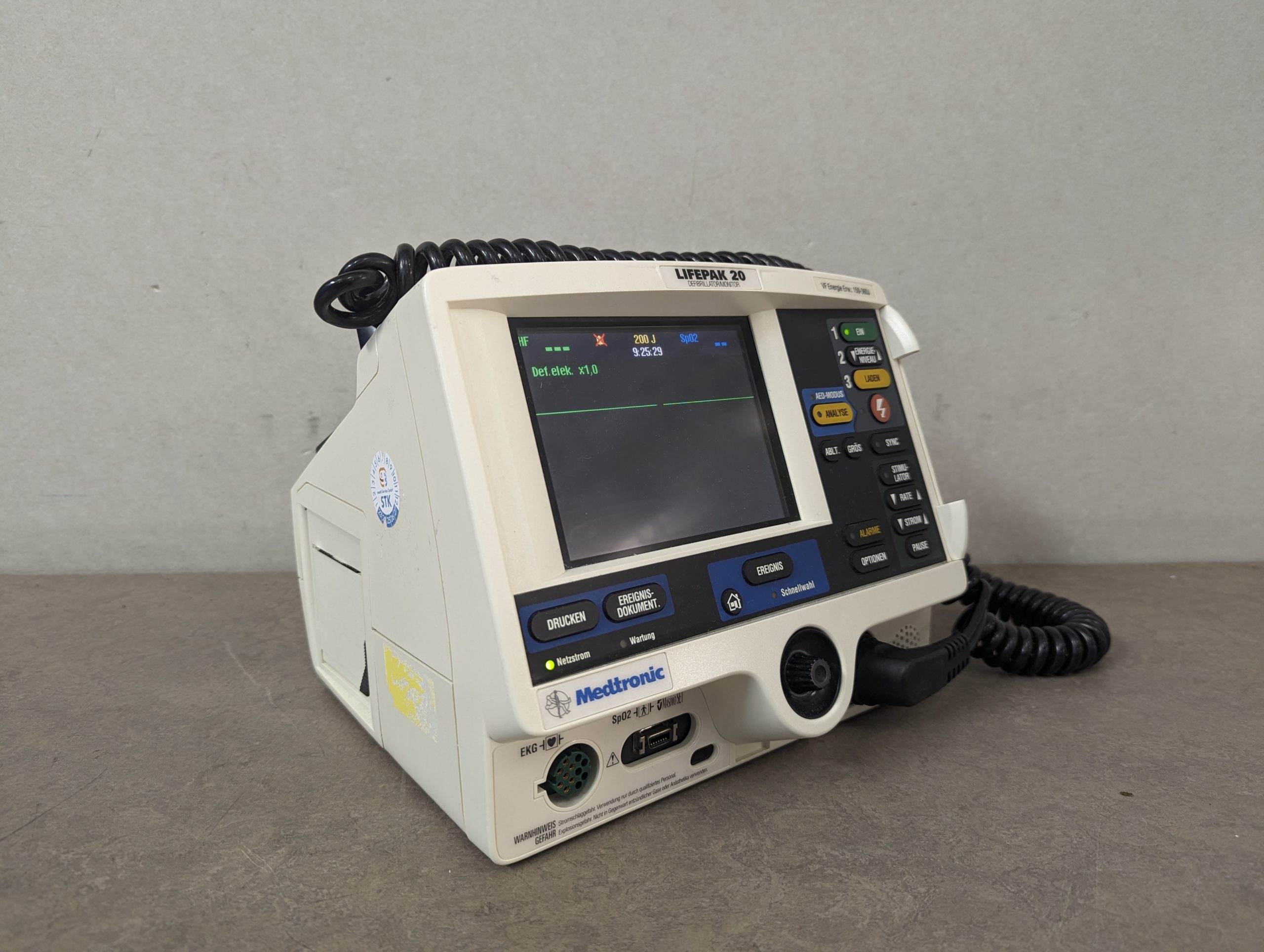 Medtronic Lifepak 20 Physio-Control Defibrillator Monitor thumbnail 8