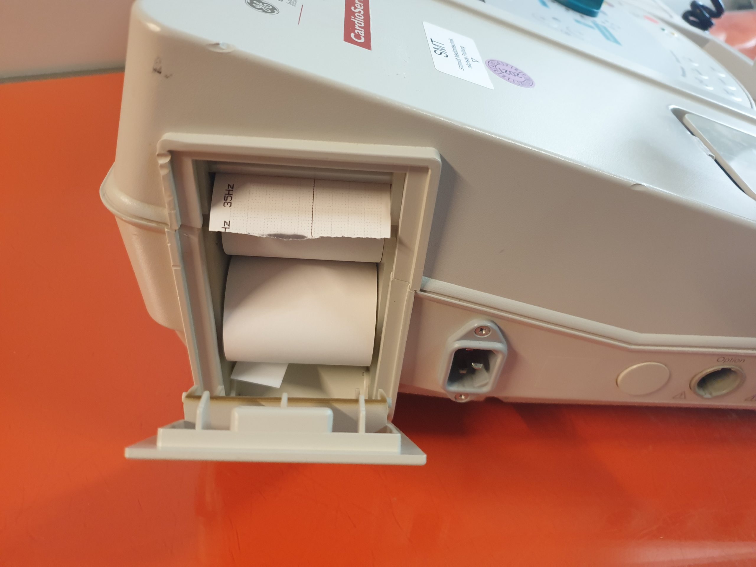 GE Hellige Cardioserv Cardio Serv Defibrillator mit EKG Kabel – thumbnail 6