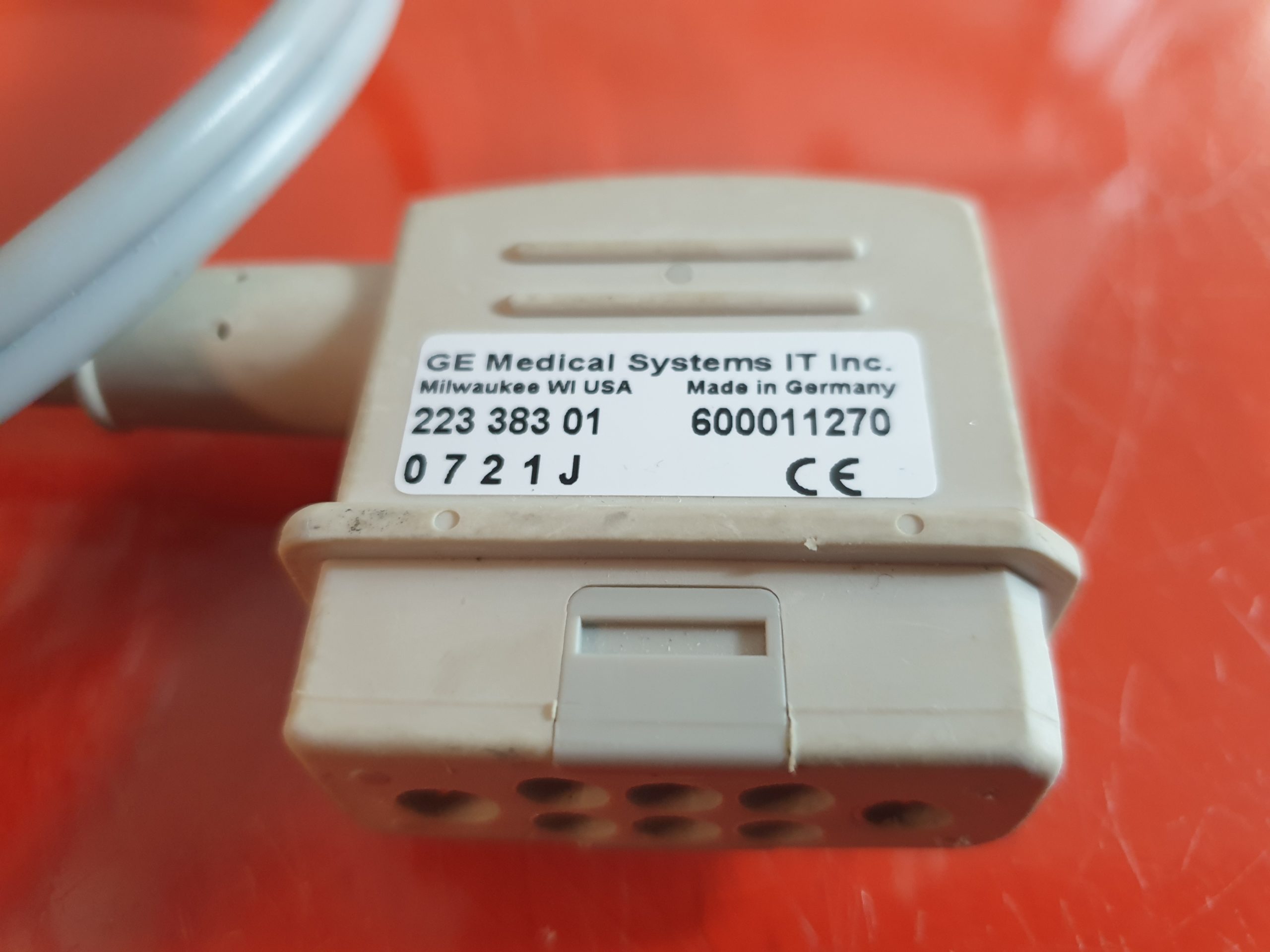 GE Hellige Cardioserv Cardio Serv Defibrillator mit EKG Kabel – thumbnail 9