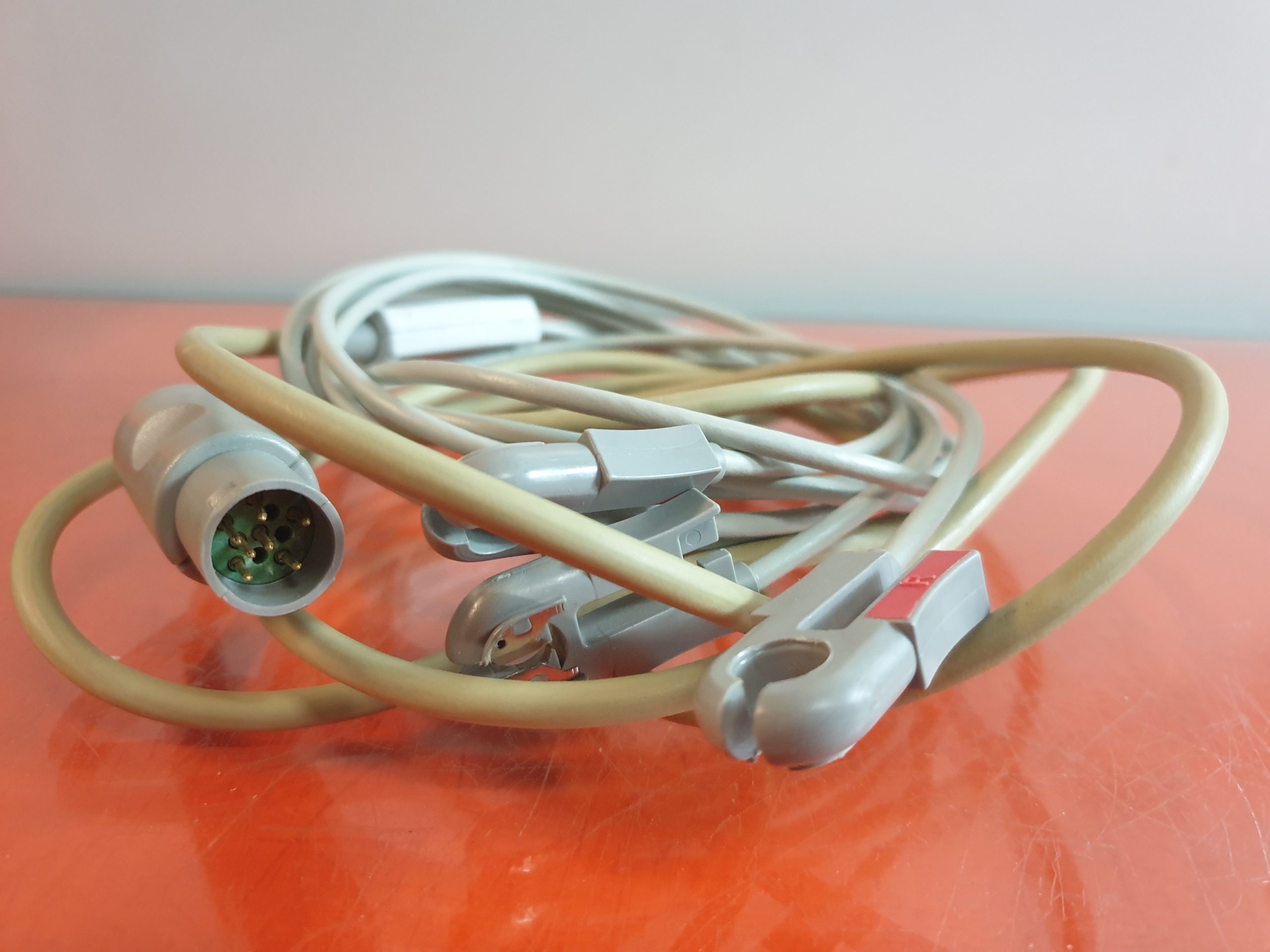 GE Hellige Cardioserv Cardio Serv Defibrillator mit EKG Kabel – thumbnail 11