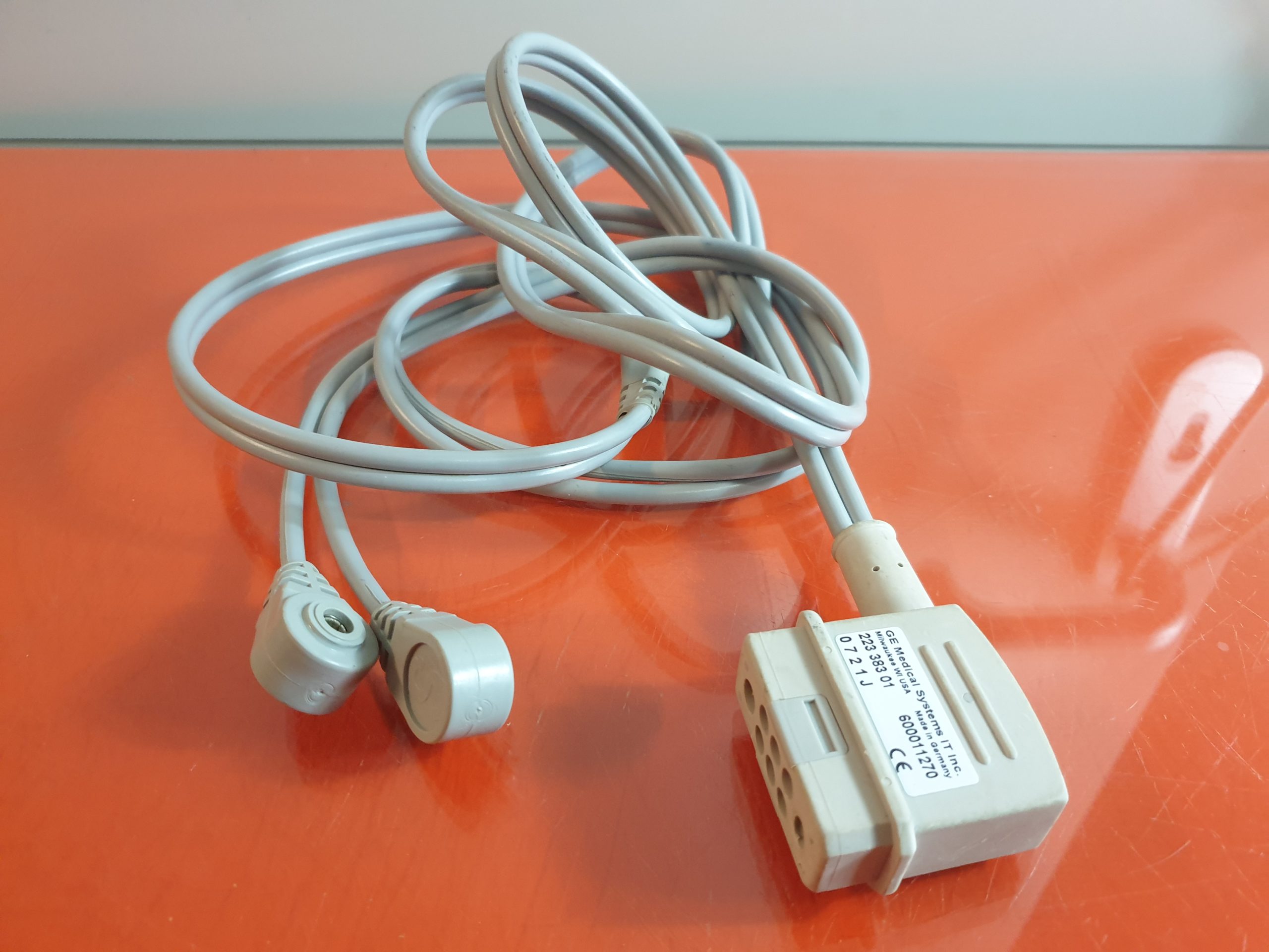 GE Hellige Cardioserv Cardio Serv Defibrillator mit EKG Kabel – thumbnail 12