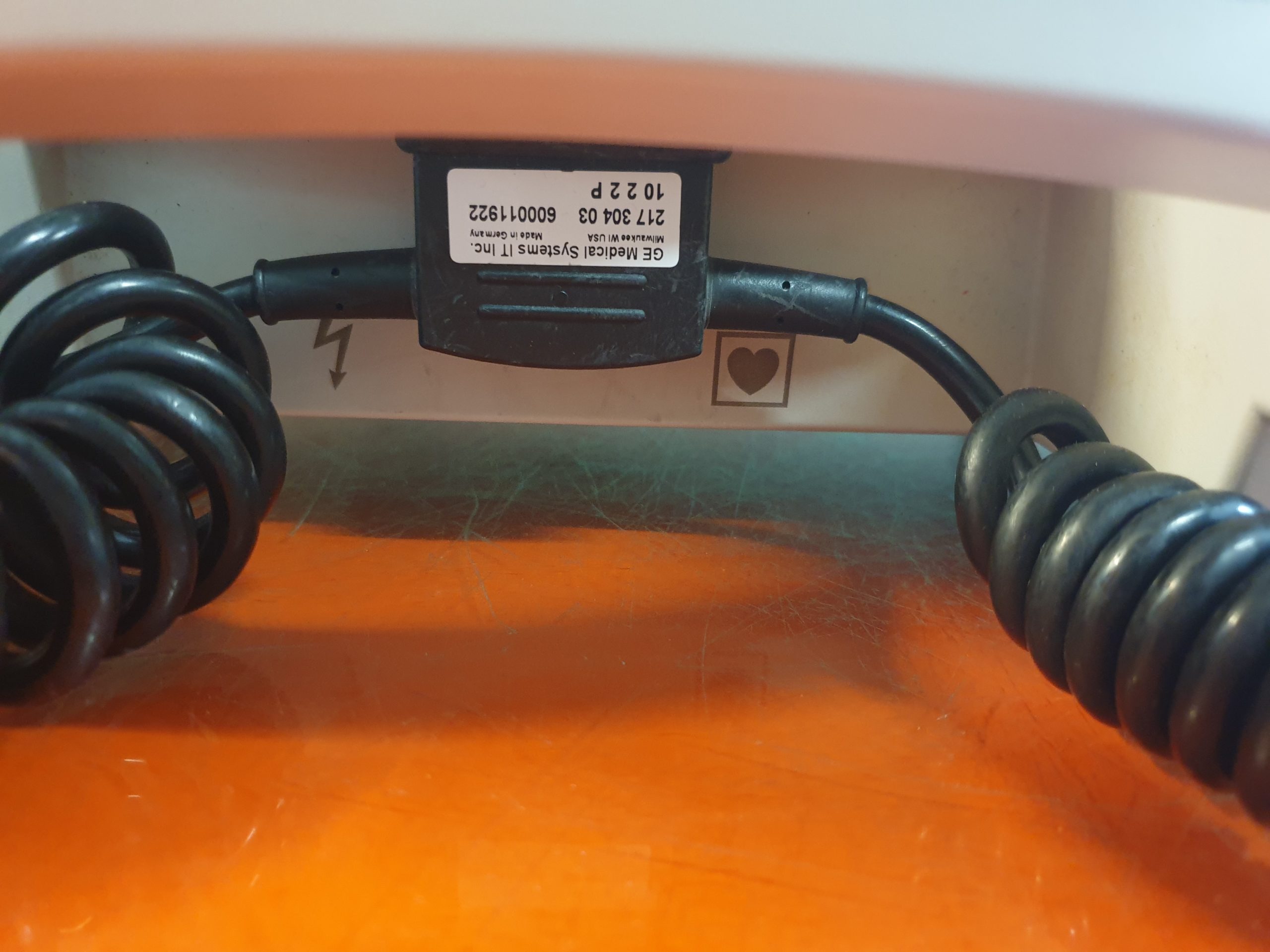 GE Hellige Cardioserv Cardio Serv Defibrillator mit EKG Kabel – thumbnail 13