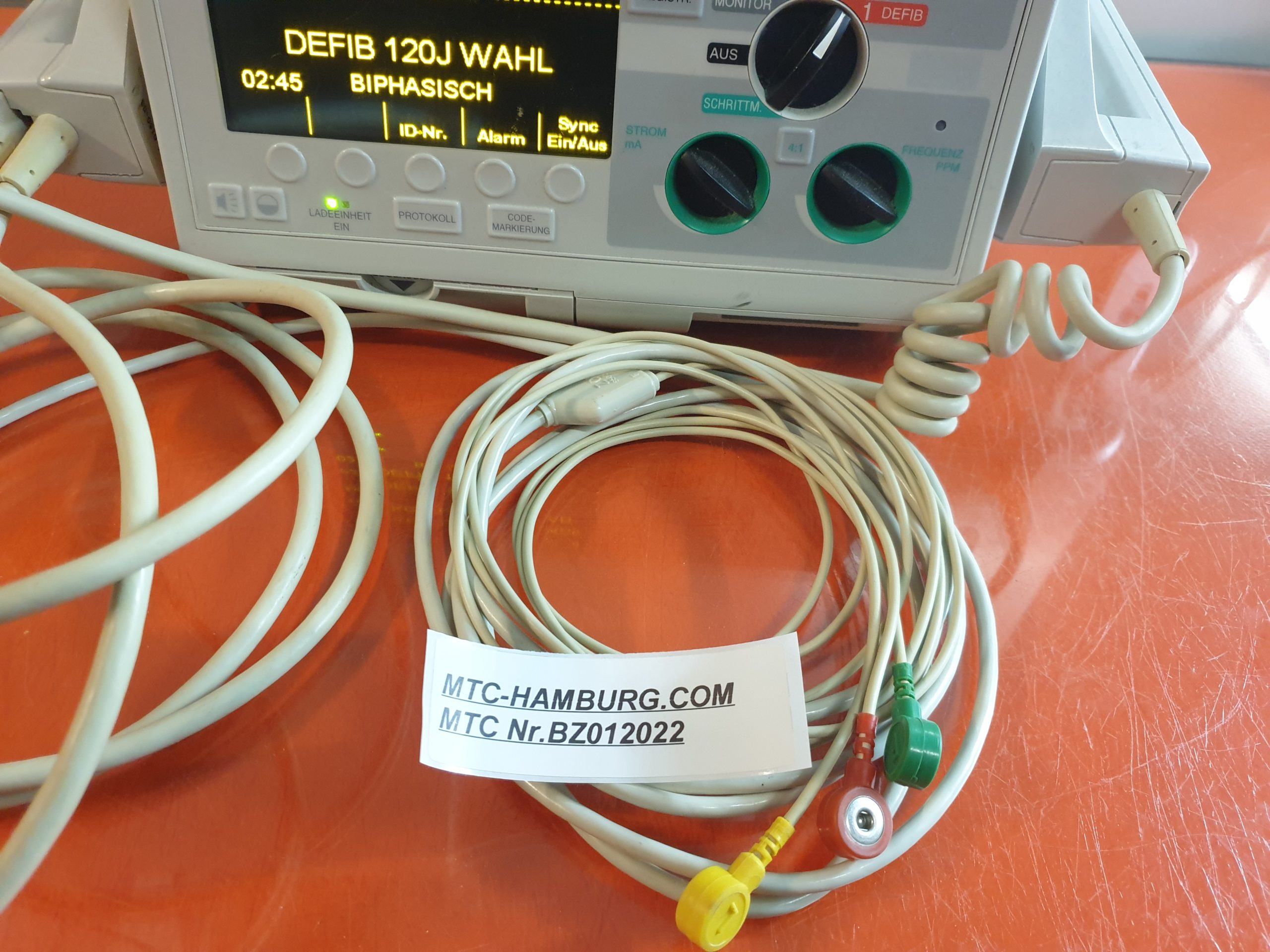 Zoll M Series Defibrillator Biphasisch mit EKG Ableitungskabel —- thumbnail 5