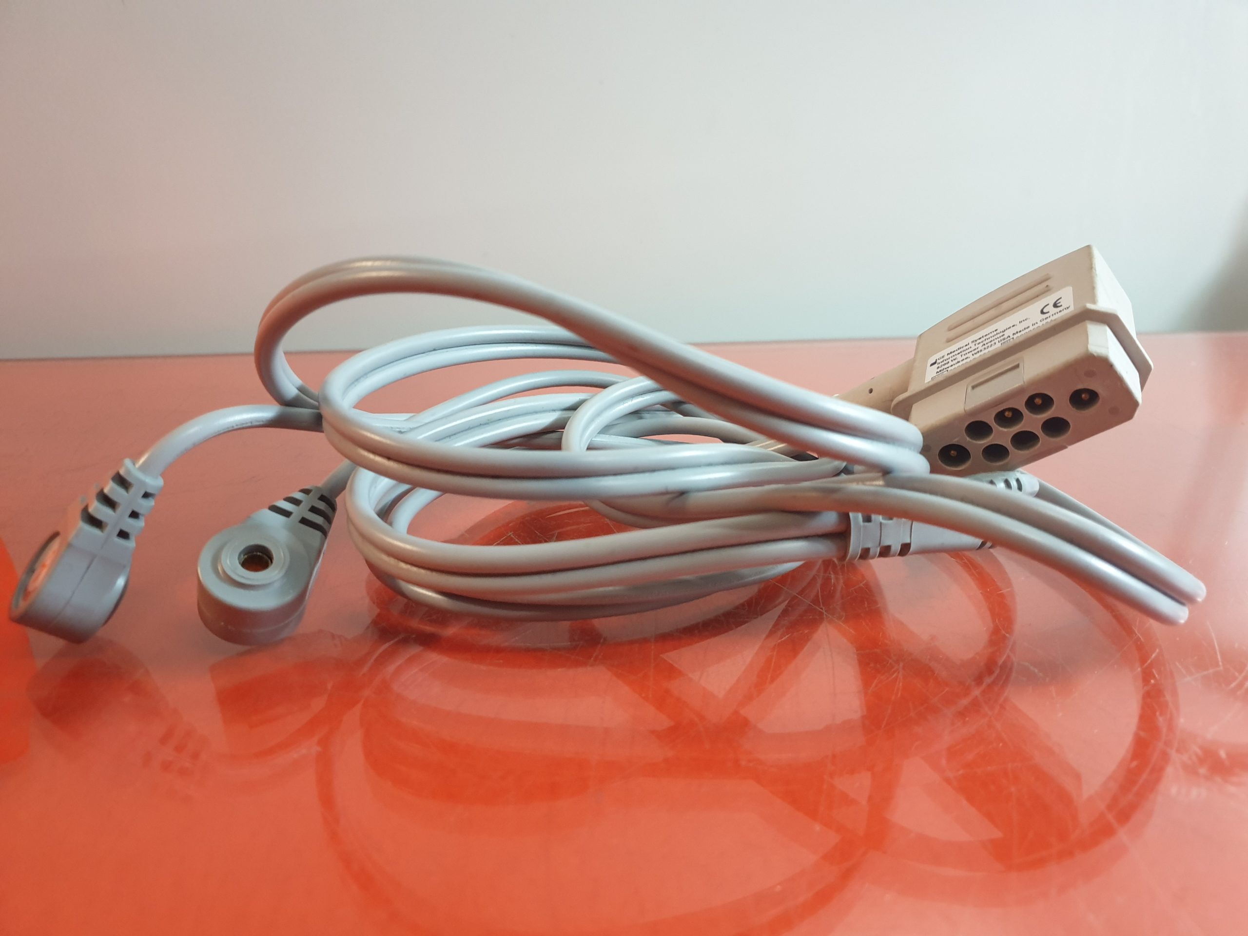 GE Hellige Cardioserv Defibrillator + EKG Ableitungskabel + SpO2 Fingersensor thumbnail 13