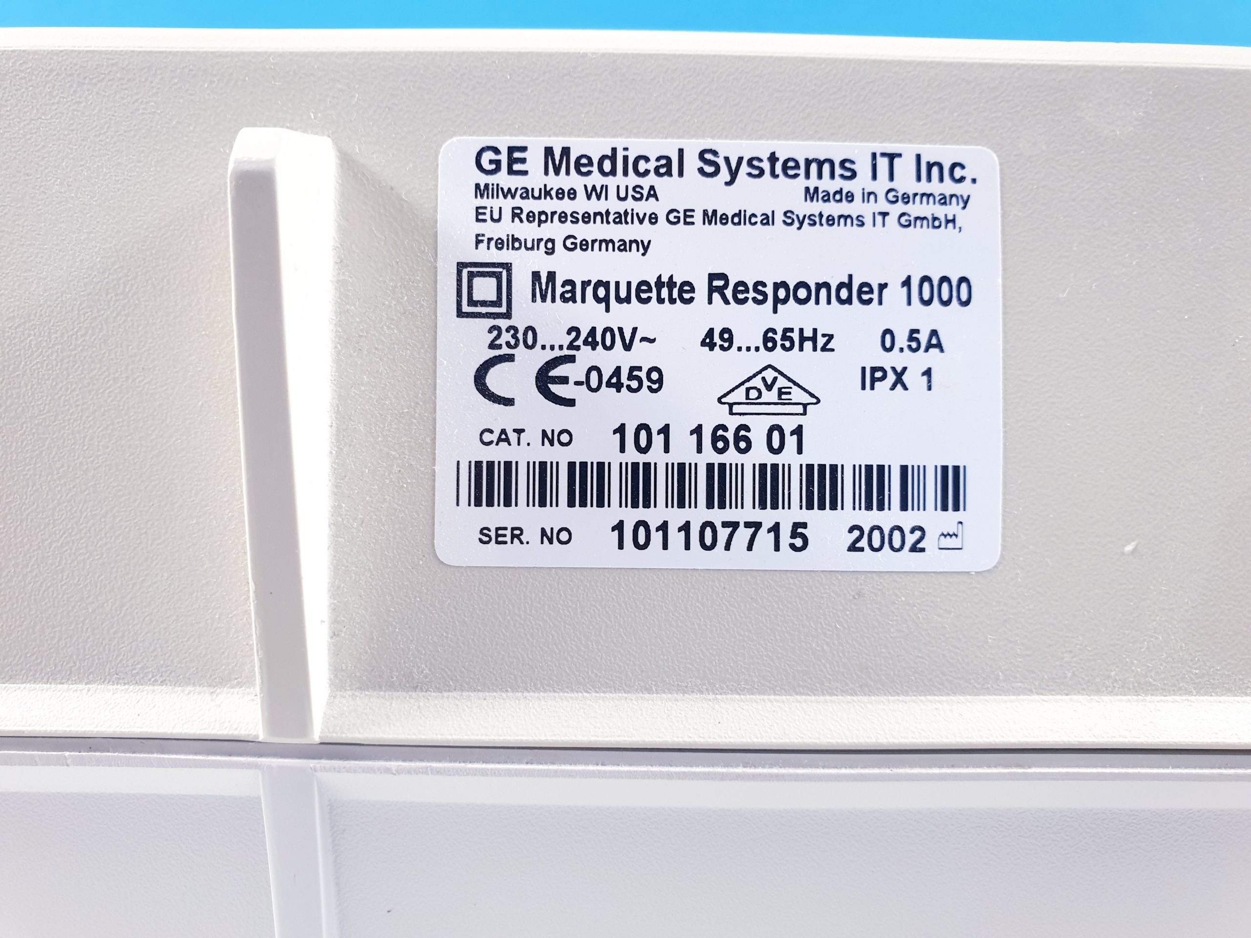 GE Healthcare Hellige Marquette Responder 1000 Defibrillator thumbnail 5