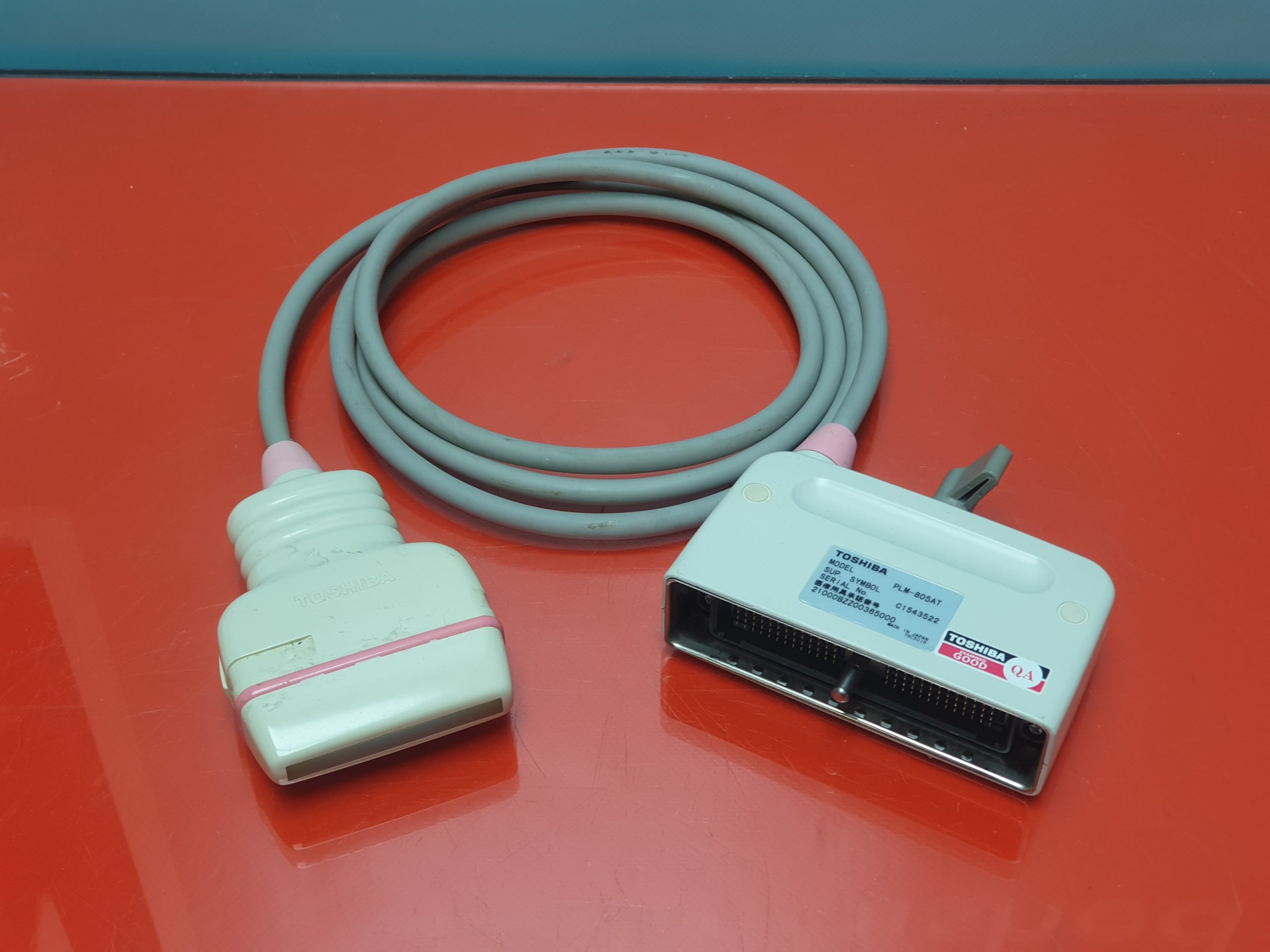 Toshiba PLM-805AT // PLM 805 AT Linear Array Transducer PowerVision 6000 & Nemio — image 1 of 5