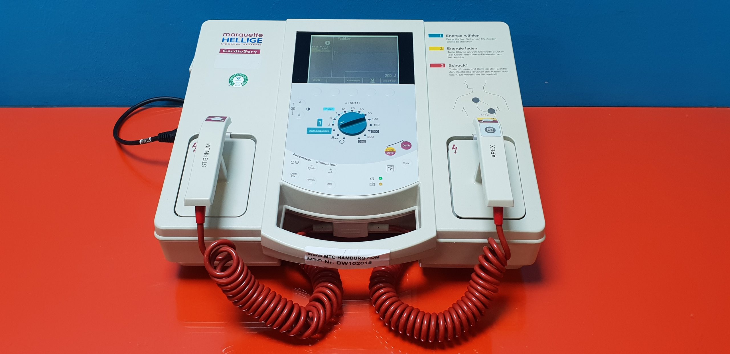 GE Hellige Cardioserv Defibrillator — image 1 of 5