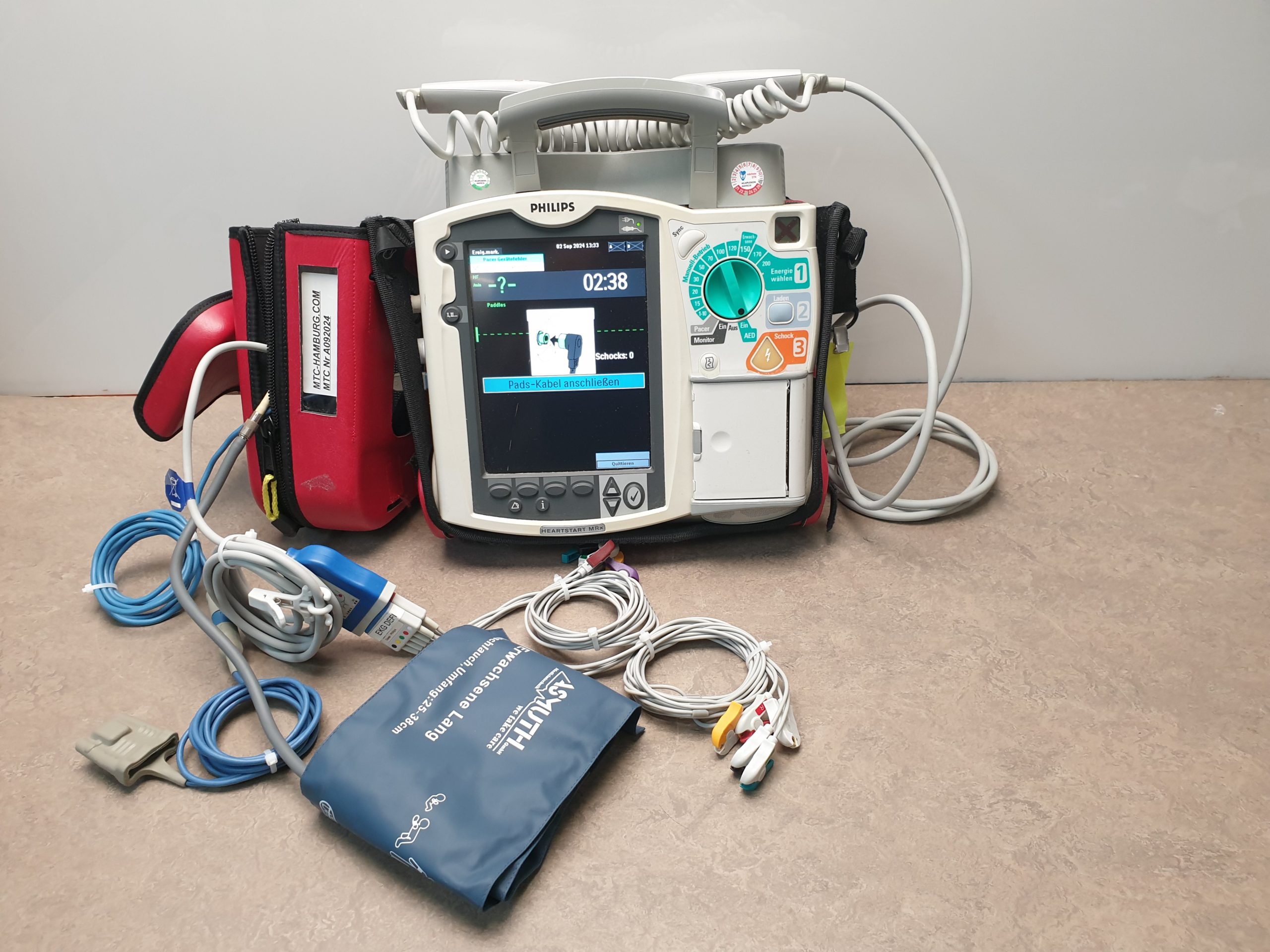 PHILIPS HeartStart MRX Defi Defibrilator – mit Zubehör thumbnail 4