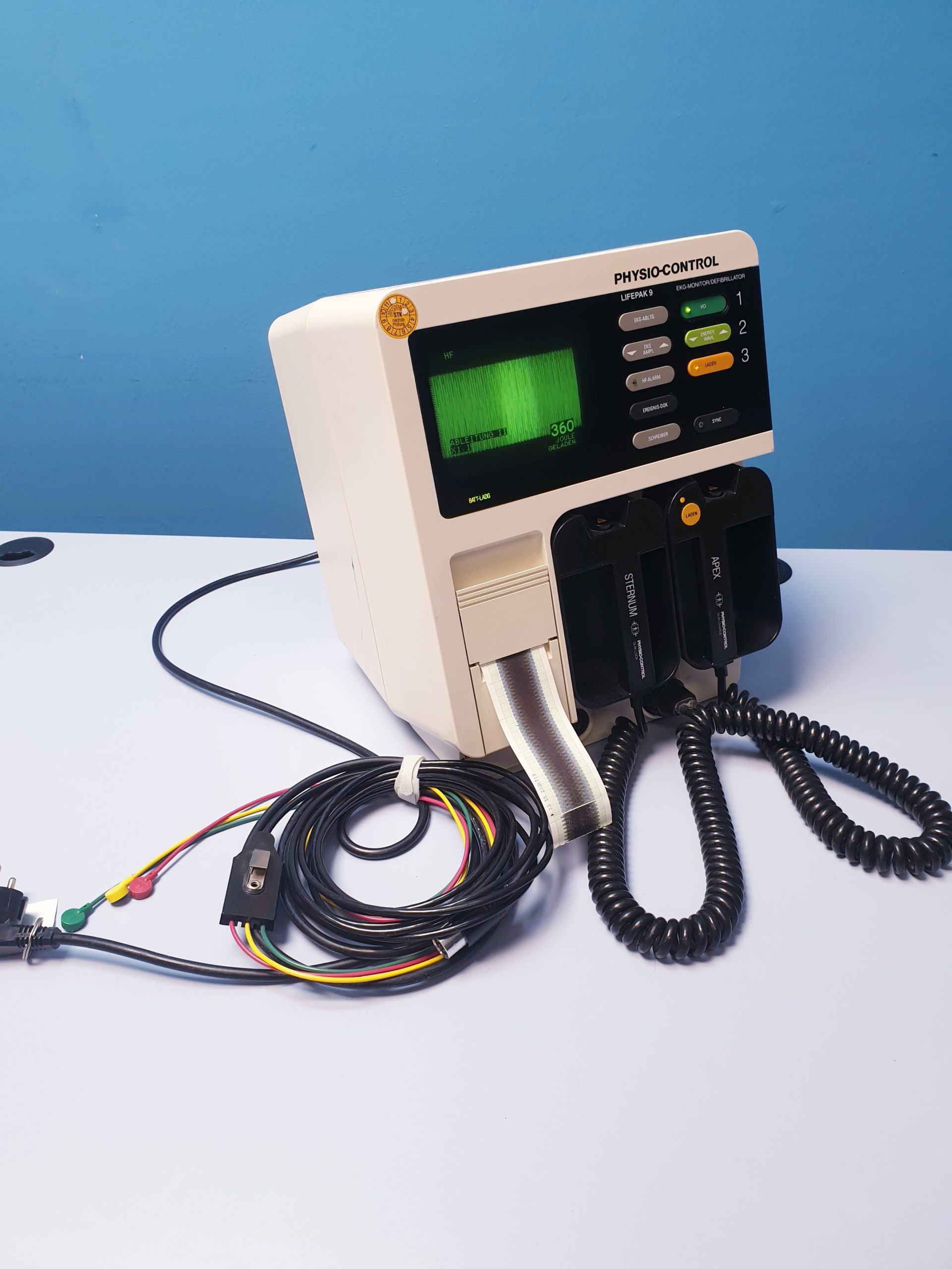 Physio-Control Lifepak 9 Defibrillator EKG; 1 Kanal Printer thumbnail 5